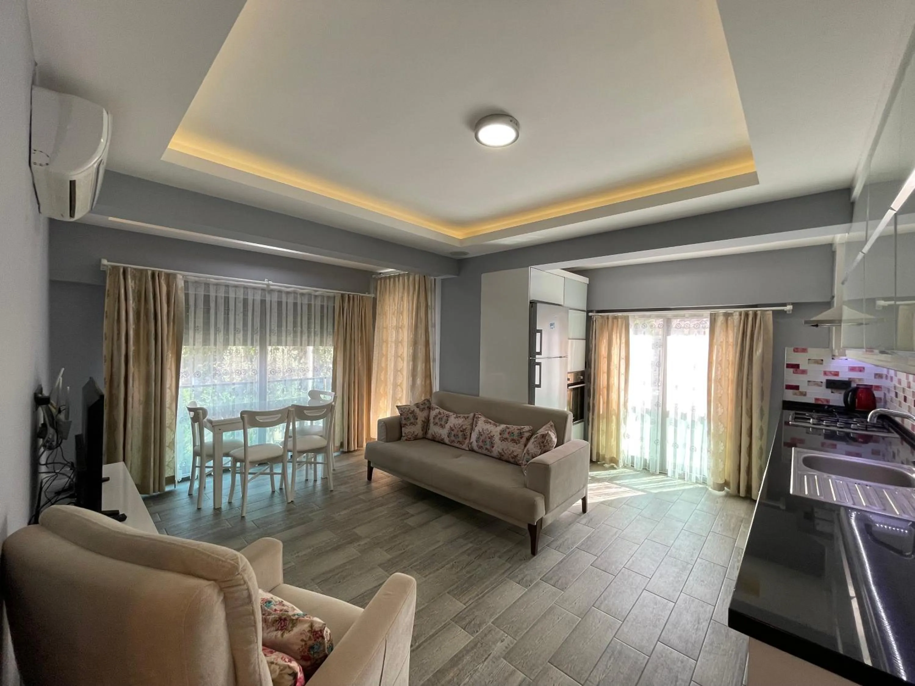 Seating area in X SUITE APART