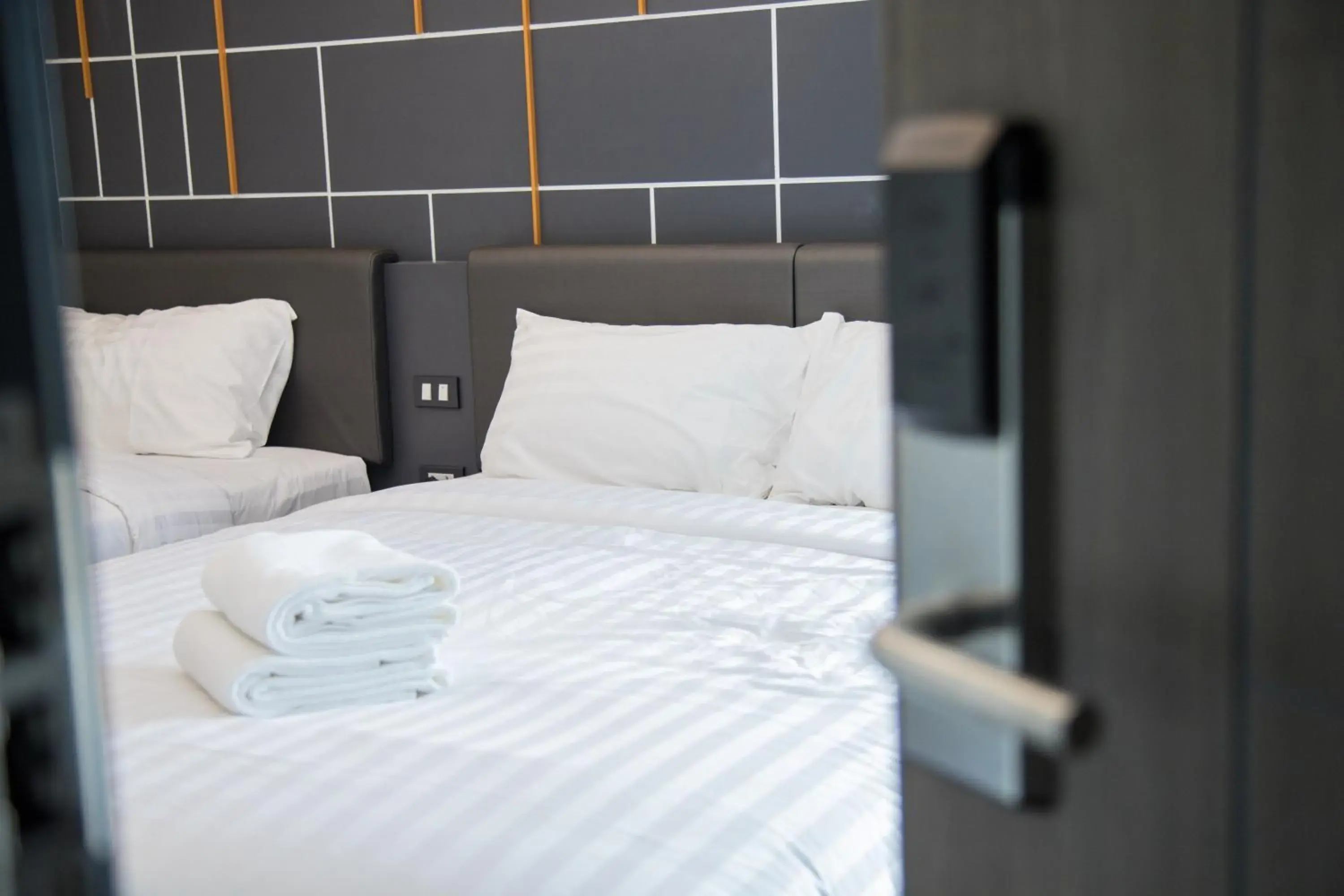 Bed in Hallton Hotel Bangkok Bed in Hallton Hotel Bangkok