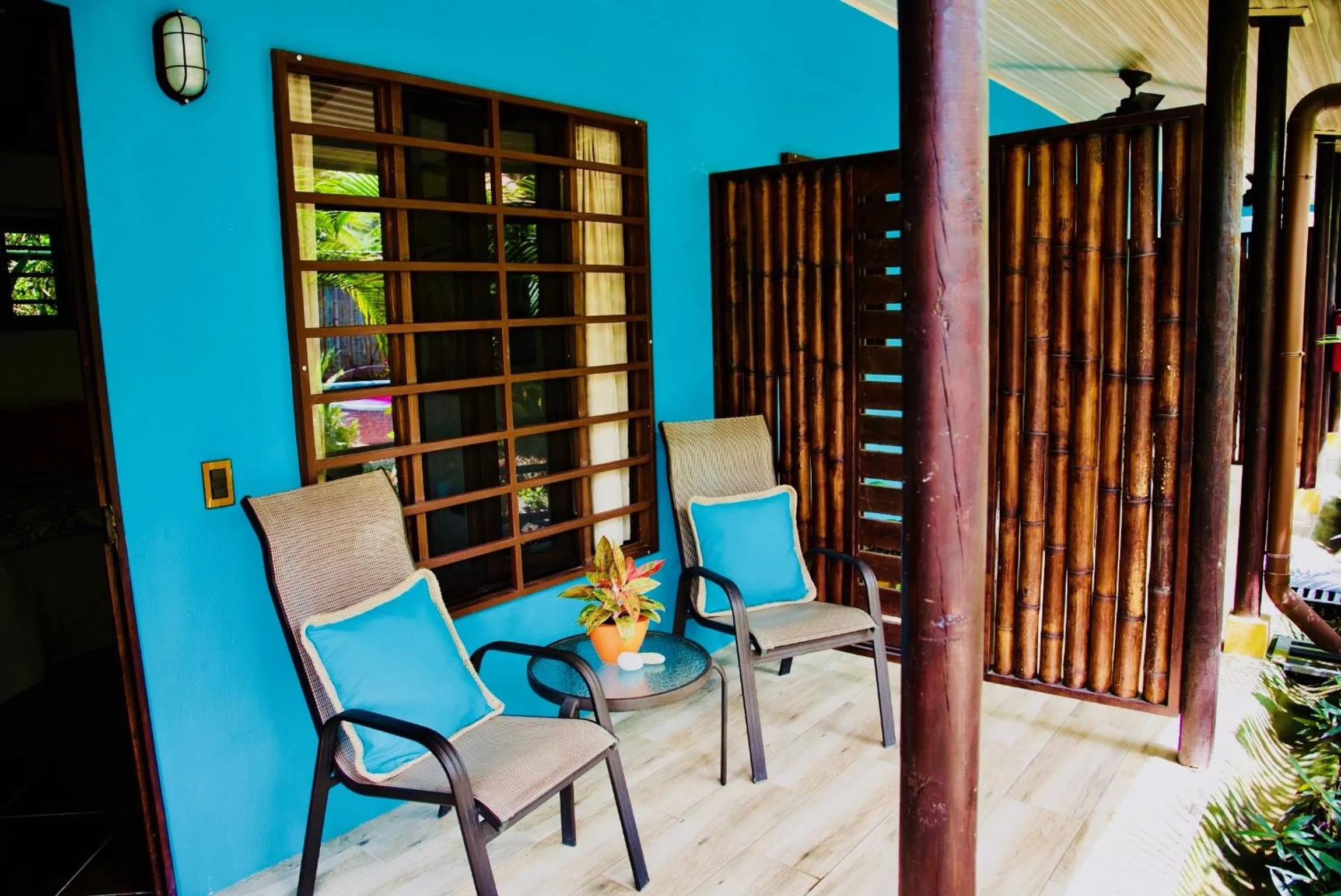 Patio in Cabinas D’Val