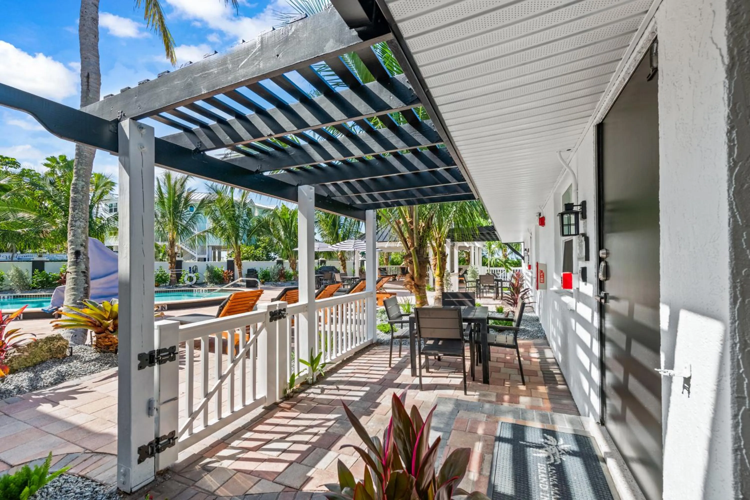 Patio in Tropic Isle At Anna Maria Island Inn