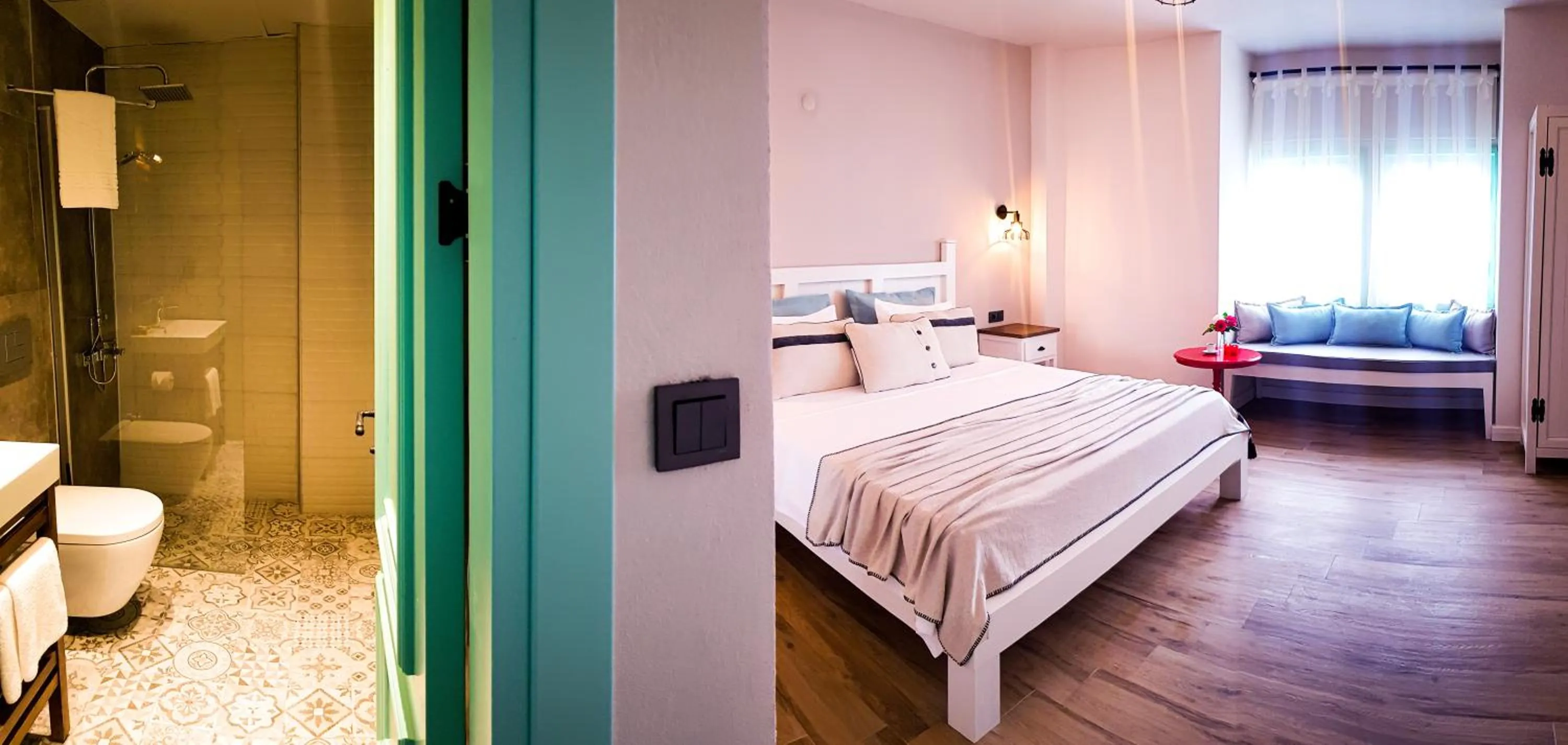 Bedroom, Bed in Bi Salkım Bozcaada Otel