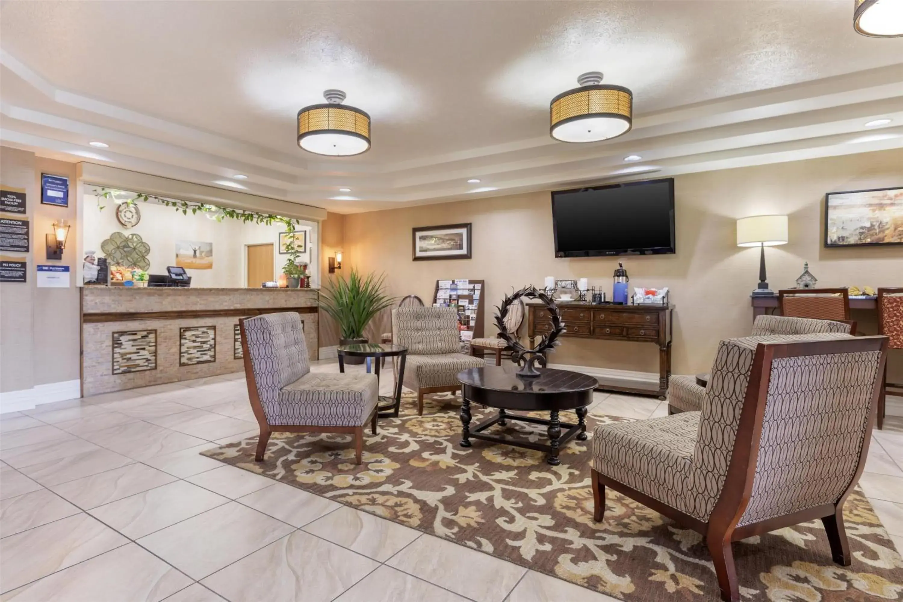 Lobby or reception in Best Western Parsons Inn Lobby or reception in Best Western Parsons Inn