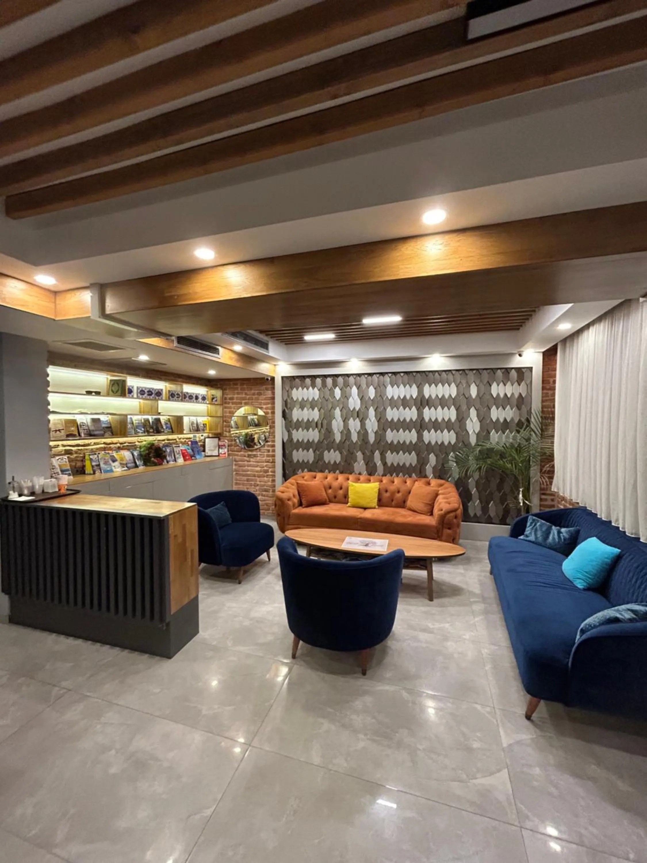 Seating area in Basilissis Hotel