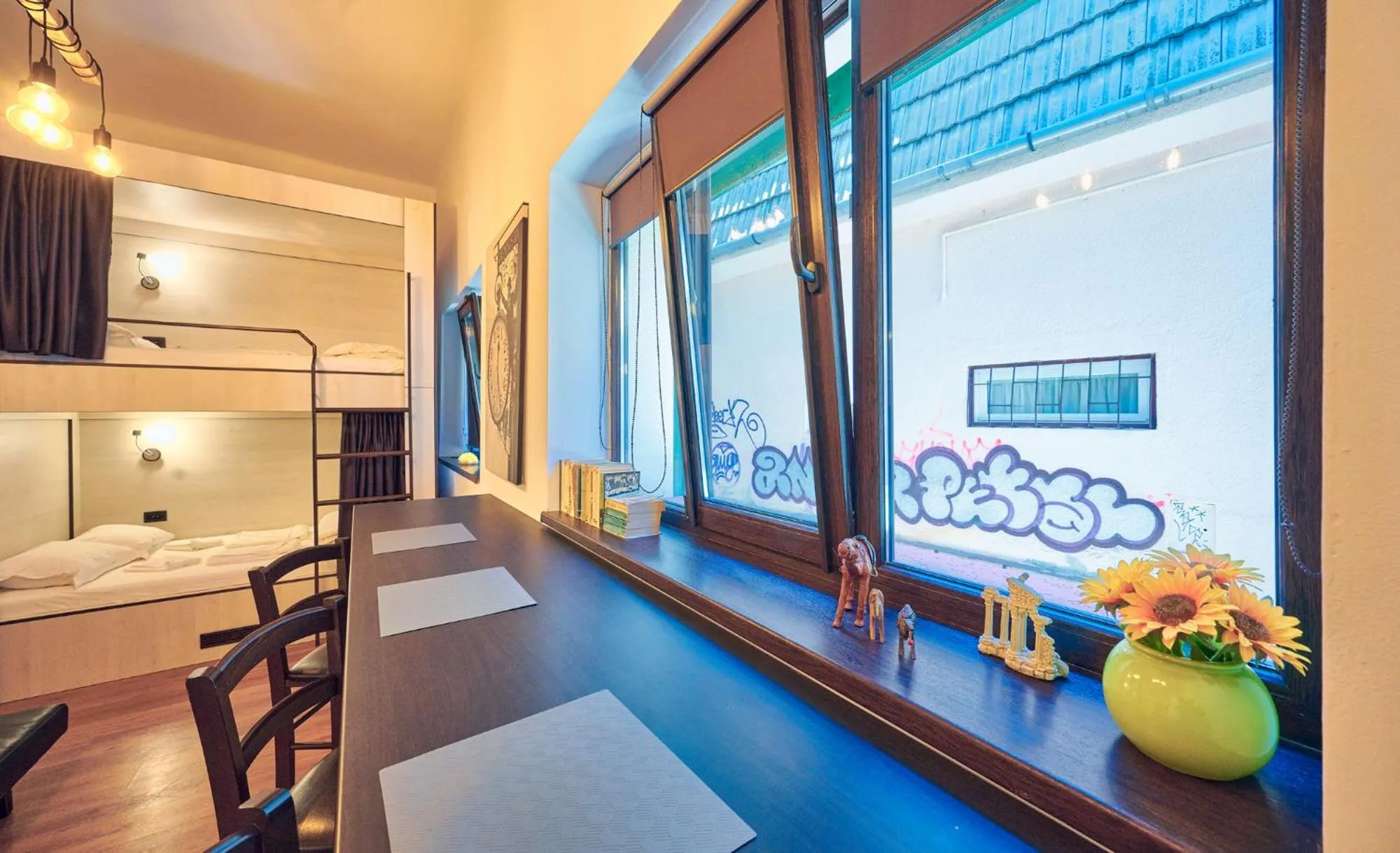 Seating area, Bed in SECRET boutique Hostel