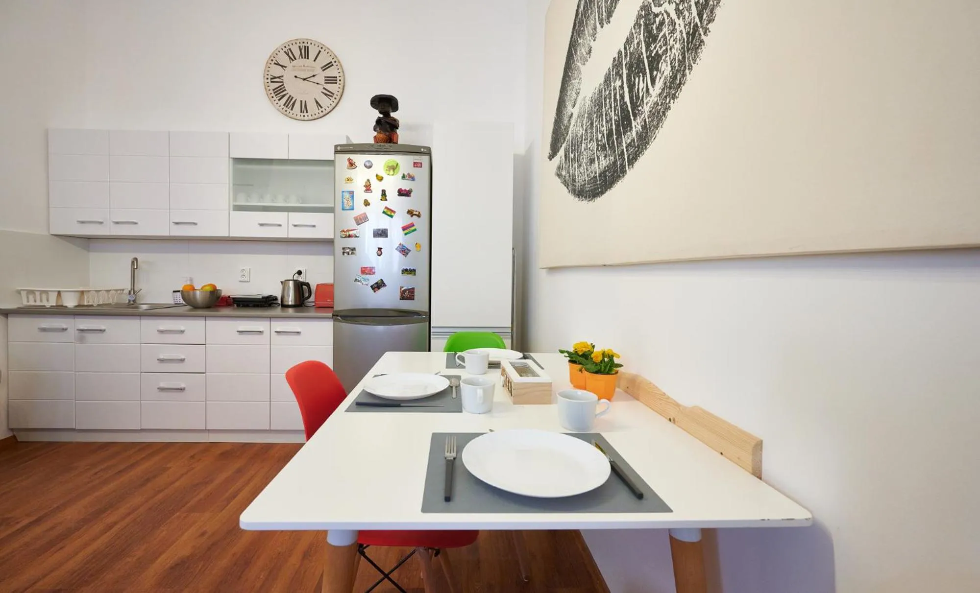Kitchen or kitchenette in SECRET boutique Hostel