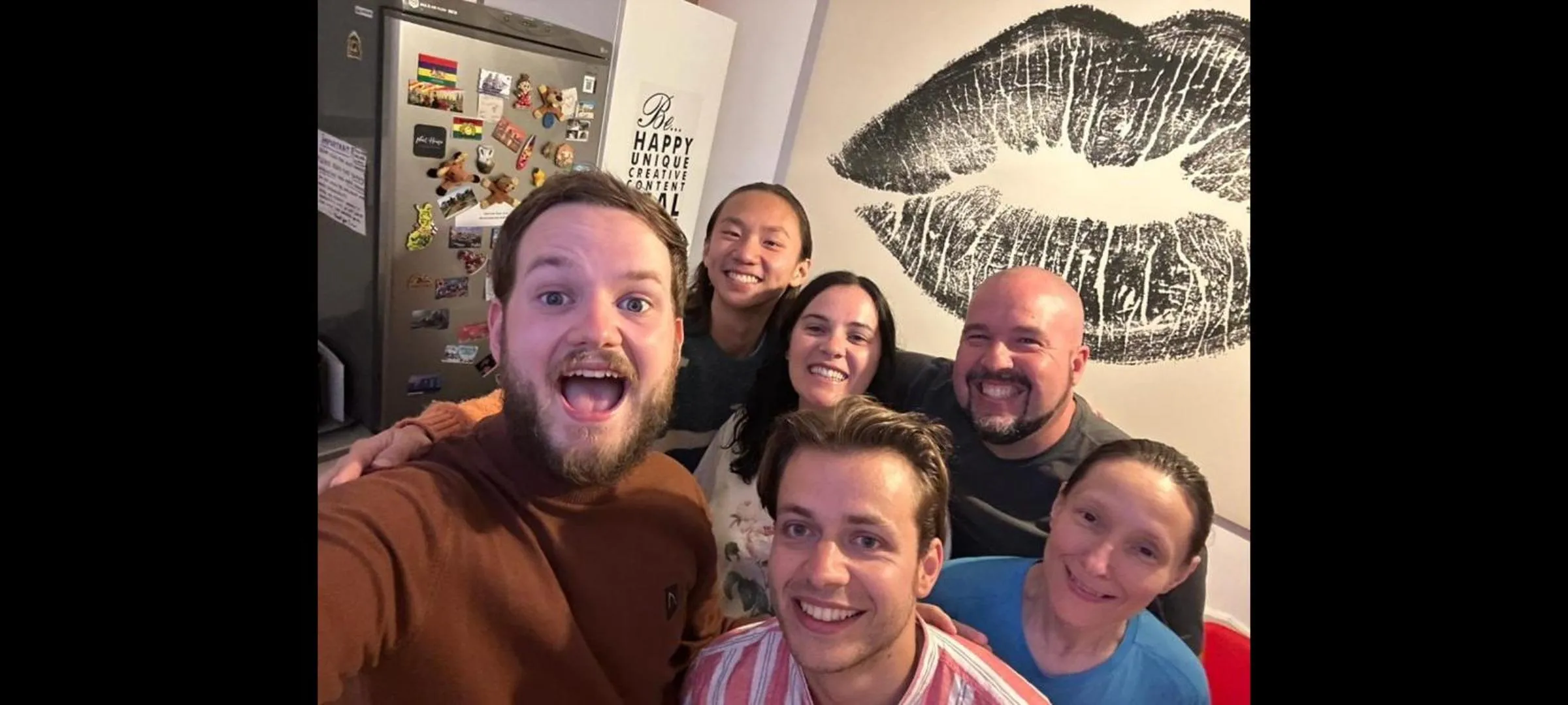 group of guests in SECRET boutique Hostel