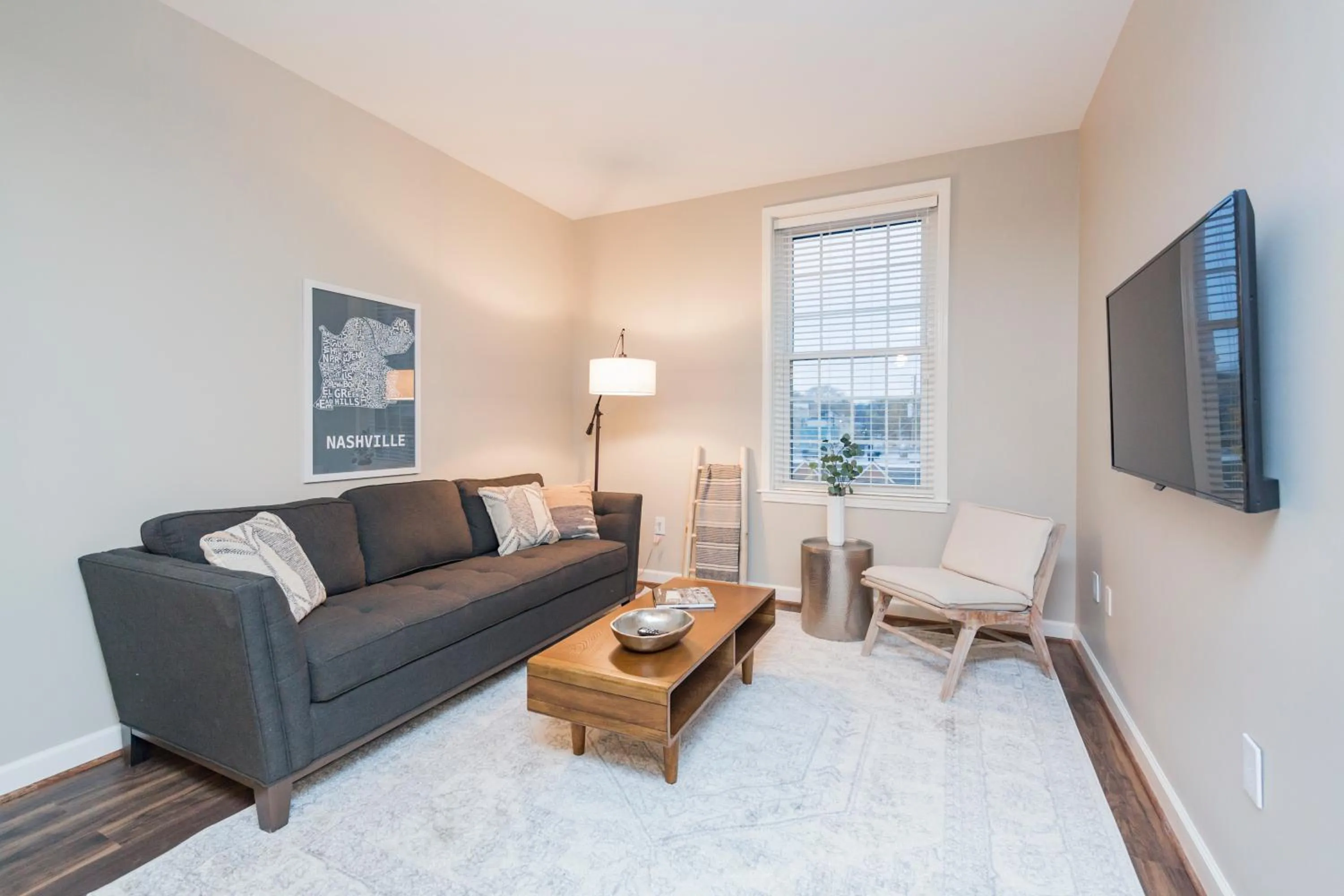 Living room in Mint House Nashville - Hillsboro Village