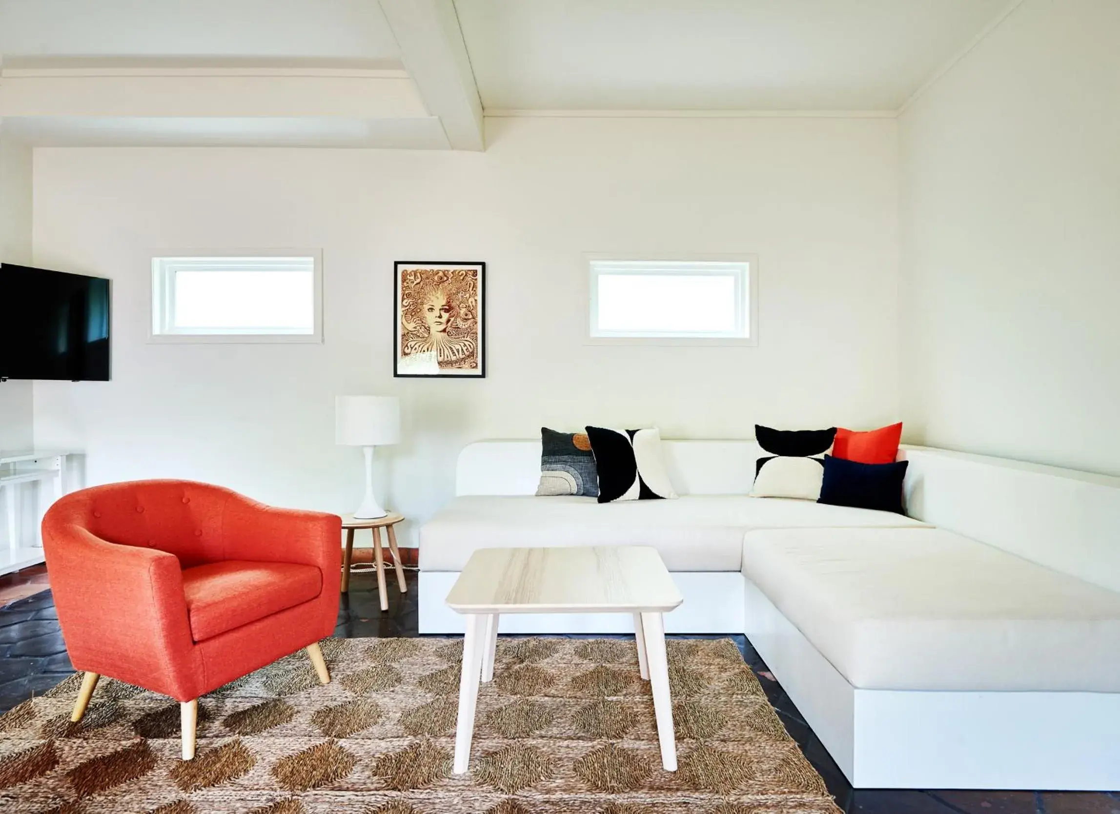 Living room in Austin Motel Living room in Austin Motel