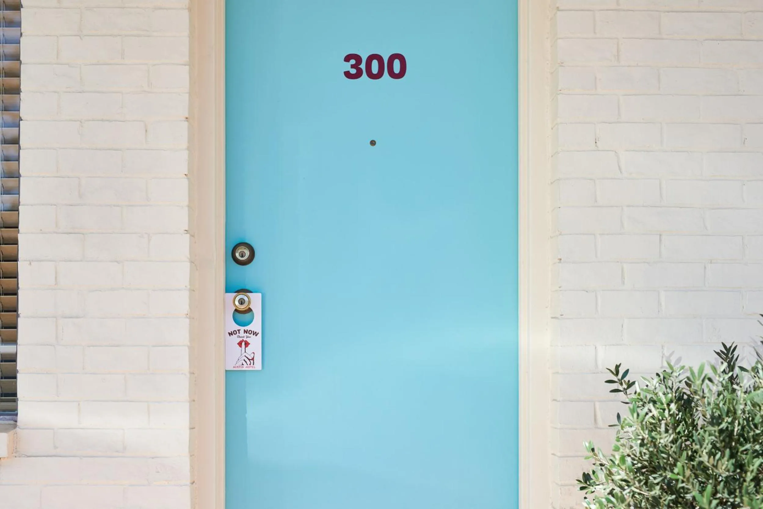 Facade/entrance in Austin Motel