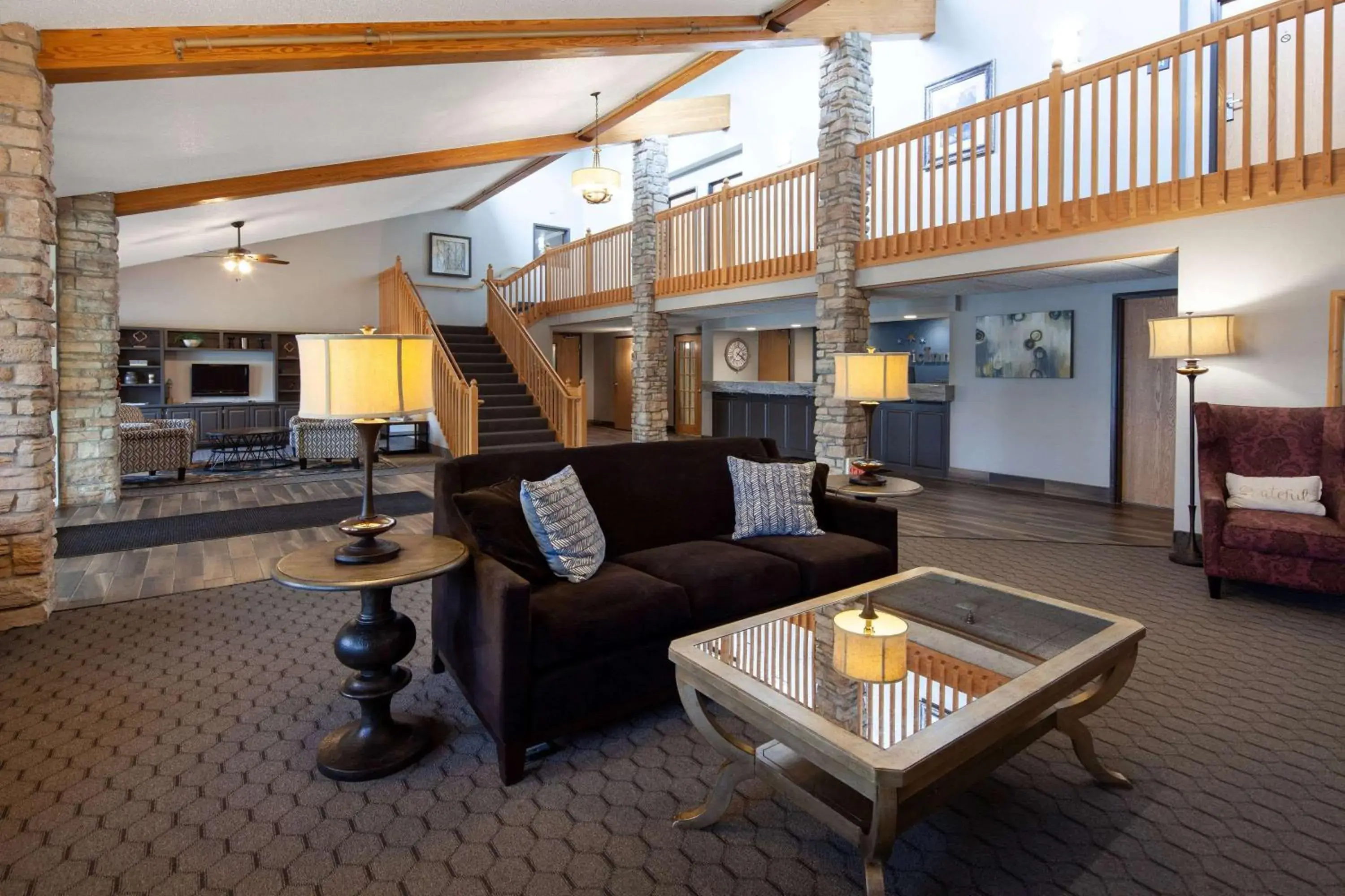 Lobby or reception in AmericInn by Wyndham Northfield Lobby or reception in AmericInn by Wyndham Northfield