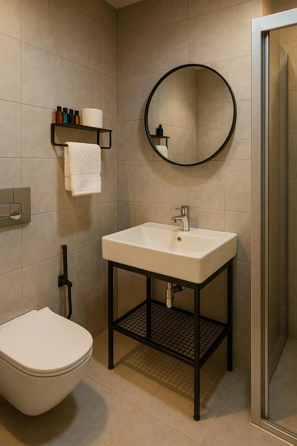 Toilet in Blue Point Hotel