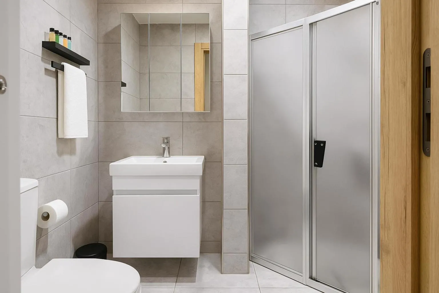 Toilet in Blue Point Hotel