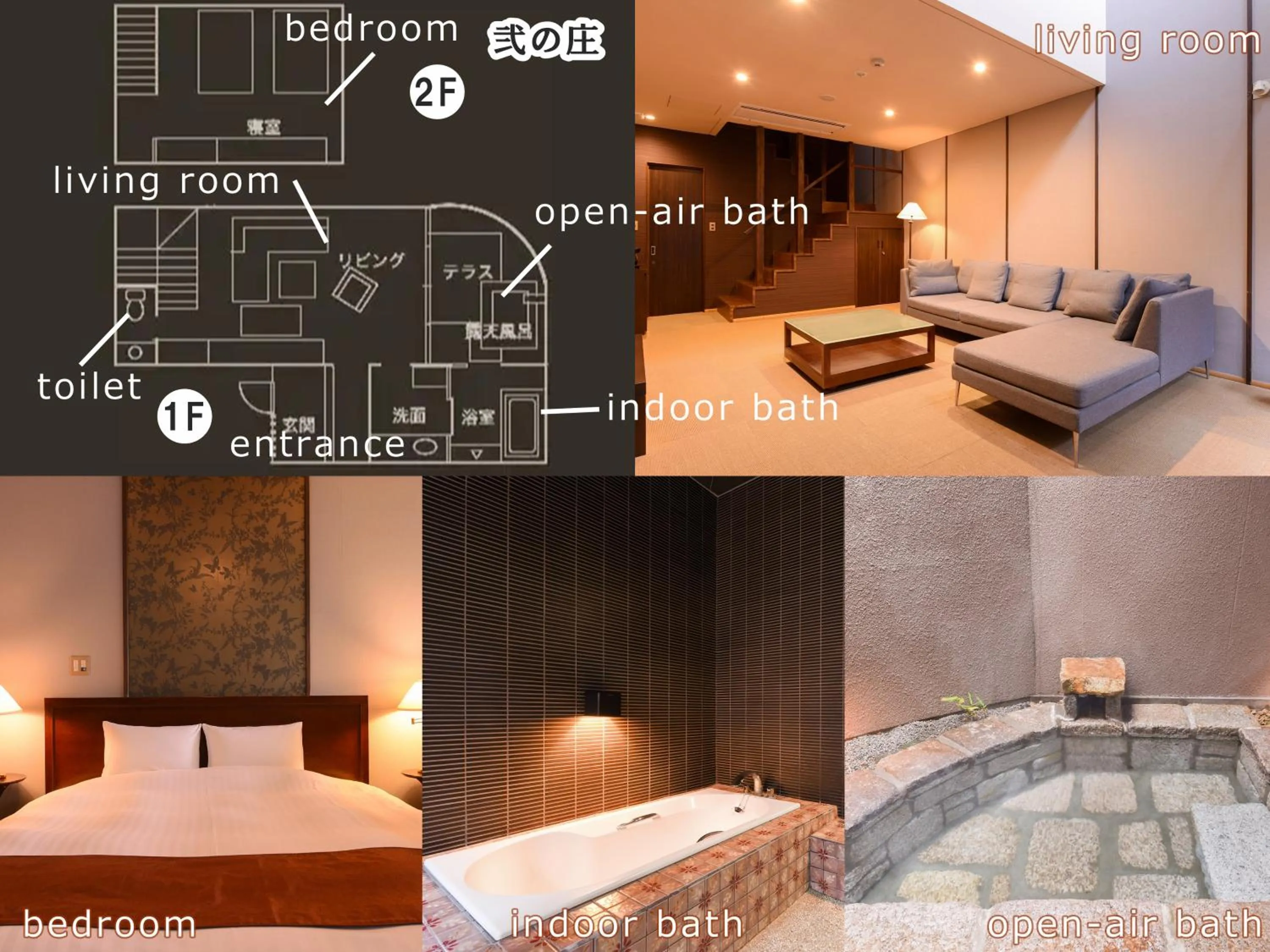 Floor plan, Bed in Kotengu Sanroji