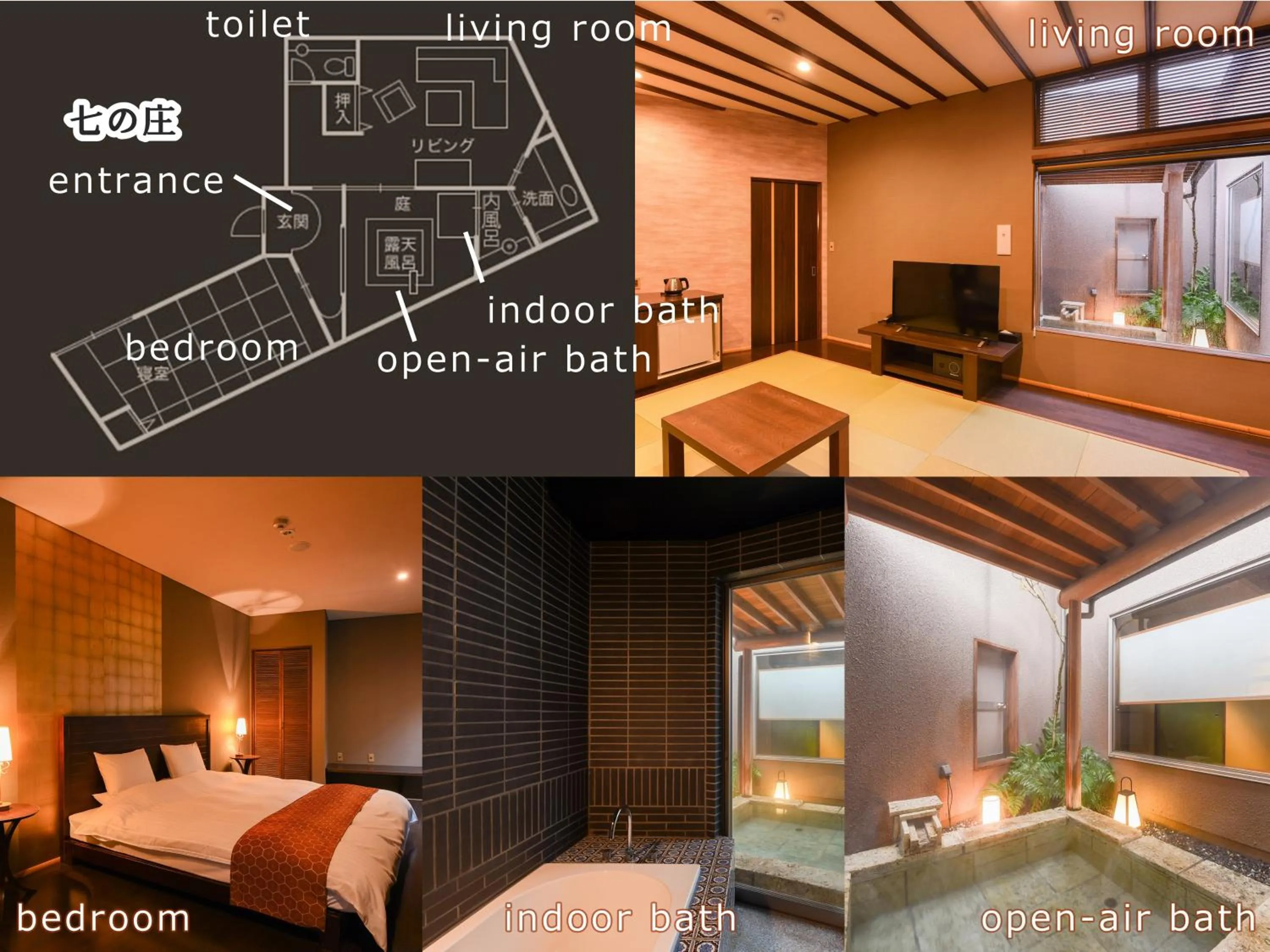 Photo of the whole room, Bed in Kotengu Sanroji