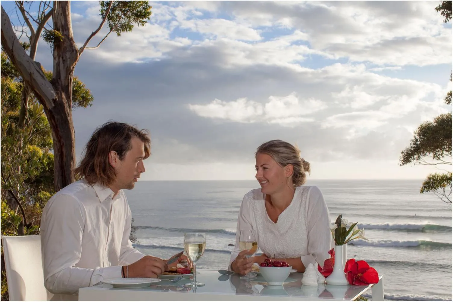 People in Mollymook Beach Waterfront
