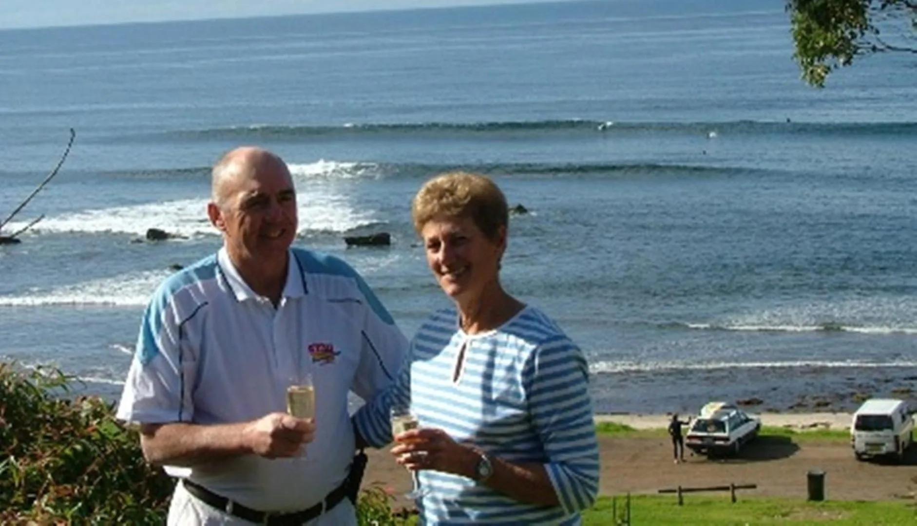 People in Mollymook Beach Waterfront