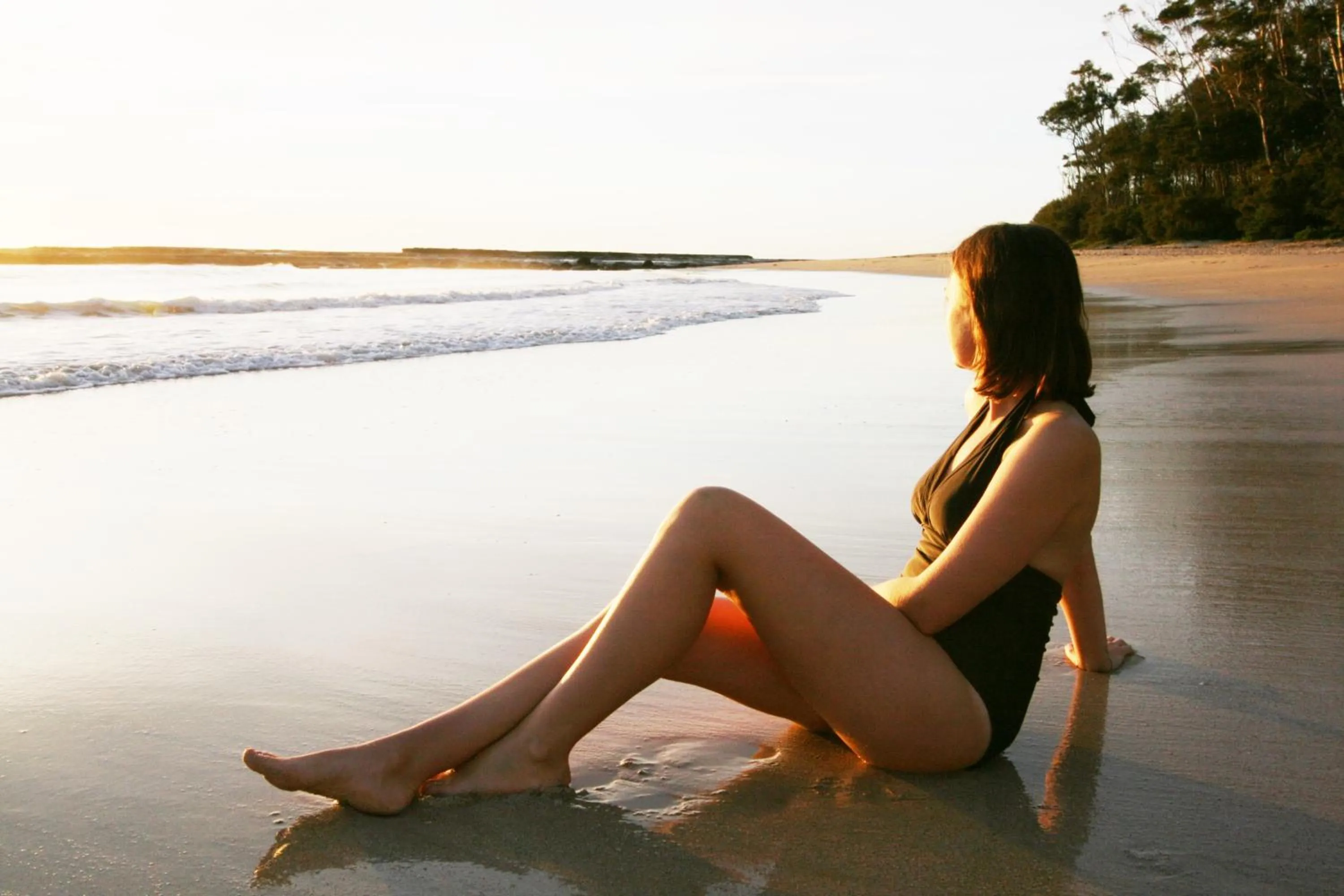 People in Mollymook Beach Waterfront
