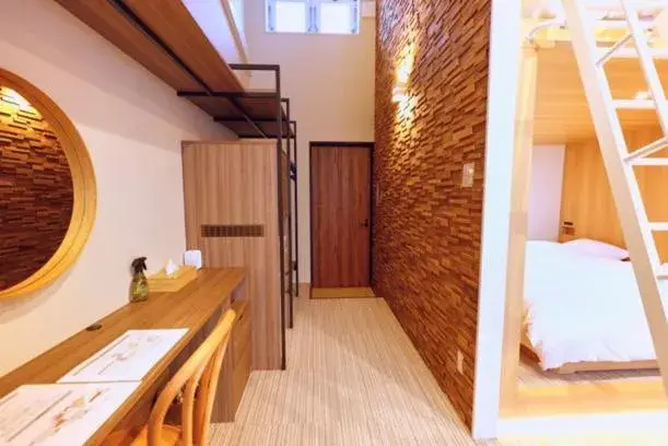 Bed in Chikura Tsunagu Hotel Bed in Chikura Tsunagu Hotel