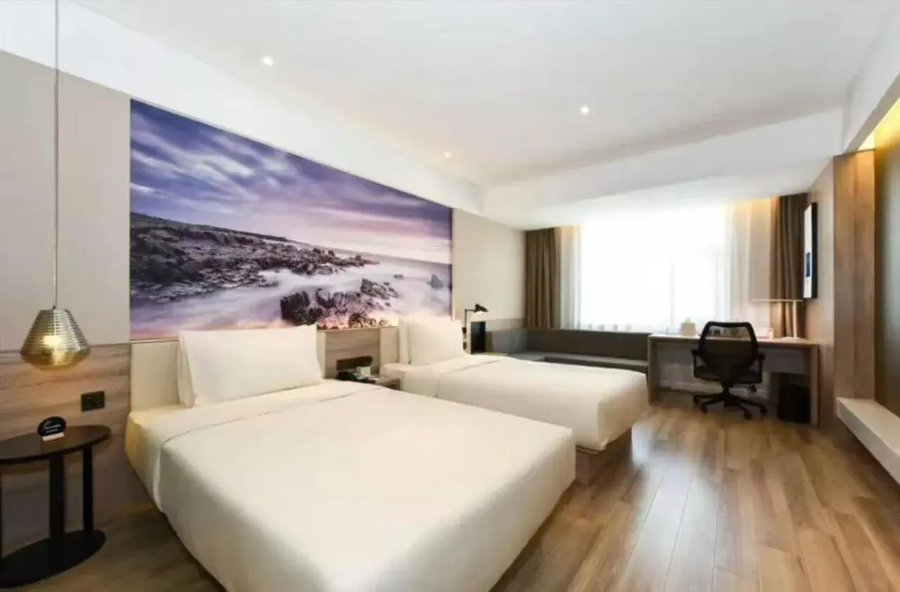 Bed in Atour Harbin Museum Hotel Bed in Atour Harbin Museum Hotel