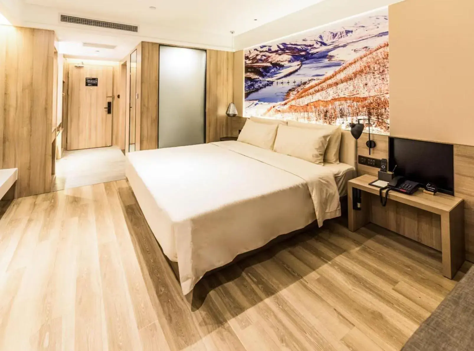 Bed in Atour Harbin Museum Hotel Bed in Atour Harbin Museum Hotel