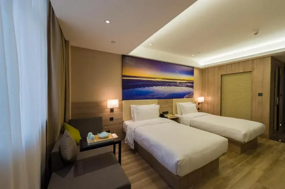 Bed in Atour Hotel (Dongying Huanghe Road) Bed in Atour Hotel (Dongying Huanghe Road)