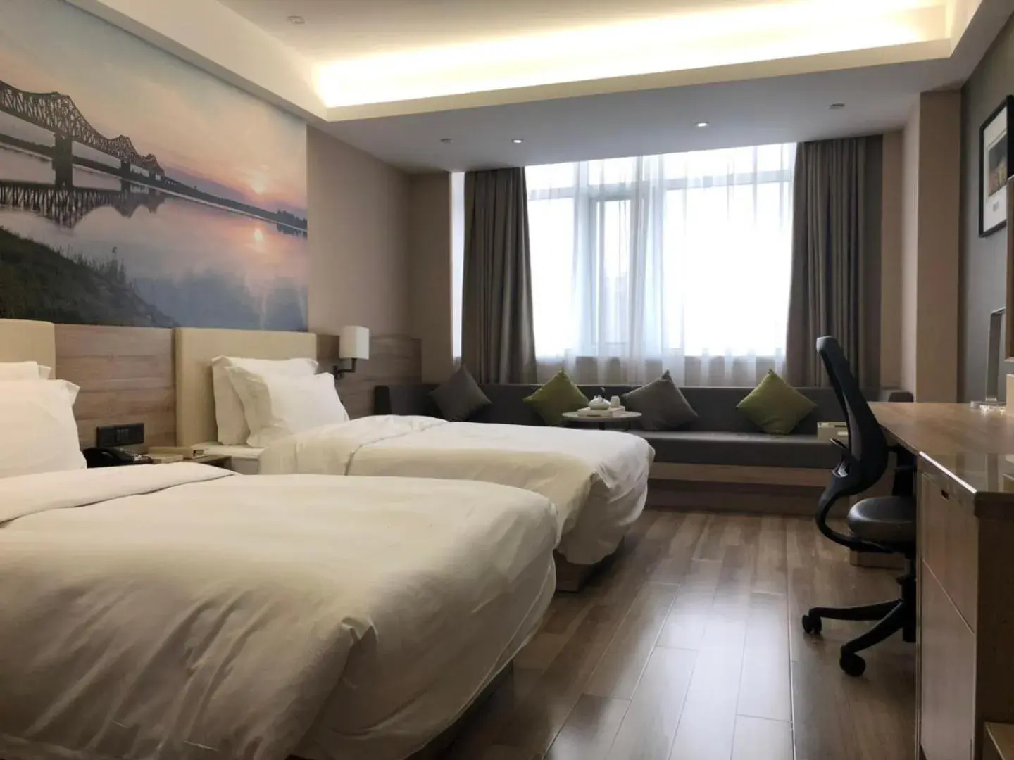 Bed in Atour Hotel (Dongying Huanghe Road) Bed in Atour Hotel (Dongying Huanghe Road)