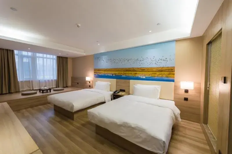 Bed in Atour Hotel (Dongying Huanghe Road) Bed in Atour Hotel (Dongying Huanghe Road)