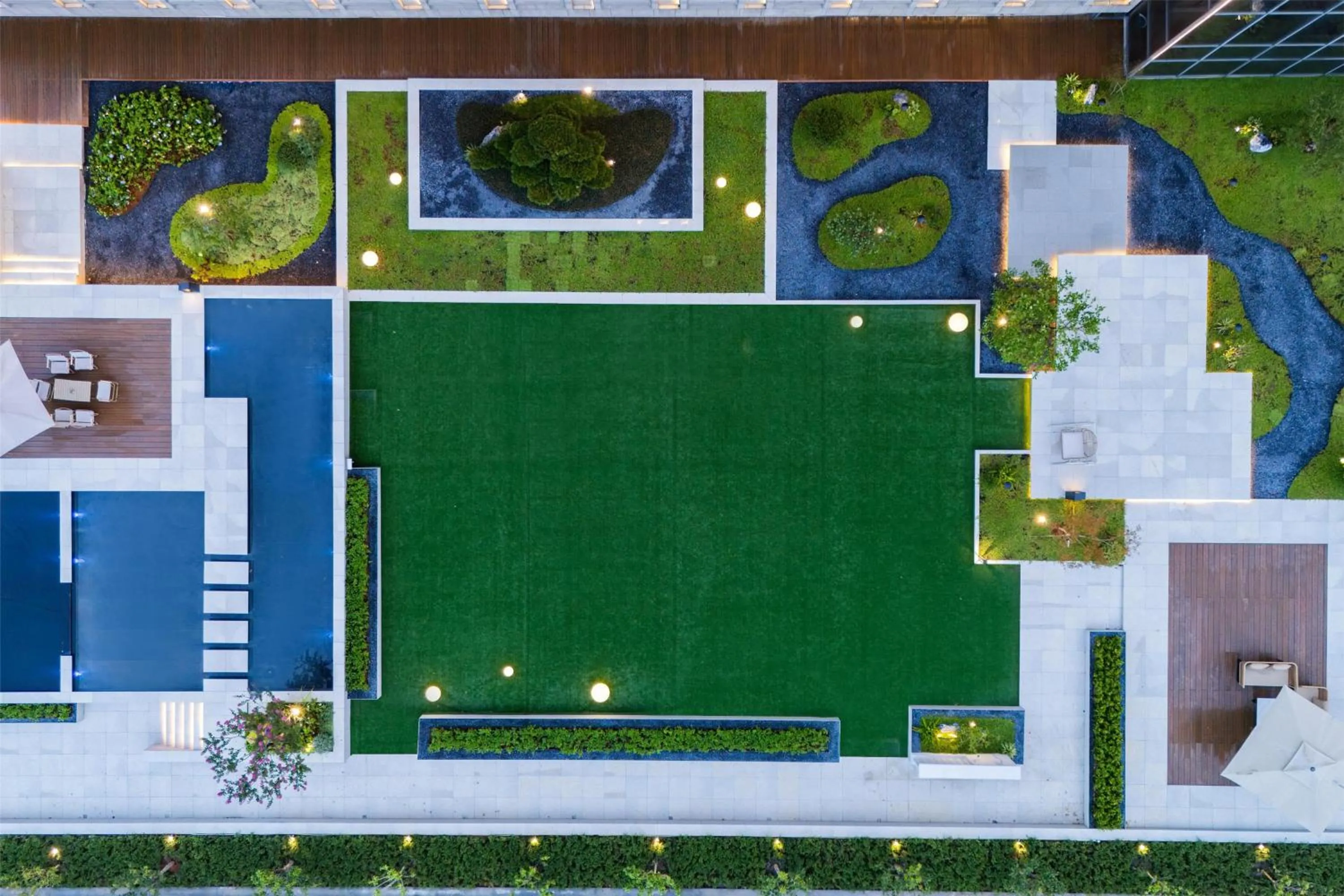 Patio in Hilton Garden Inn Zhuji East