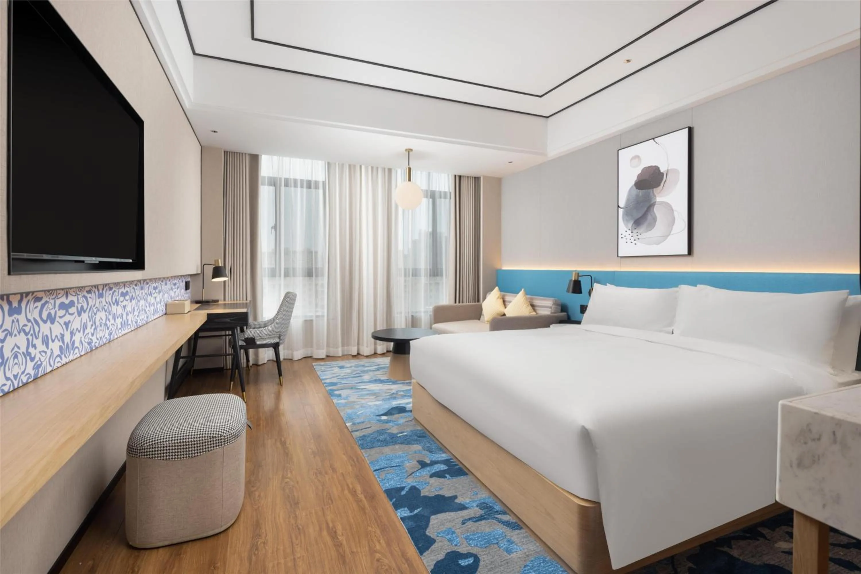 Bed in Hilton Garden Inn Zhuji East