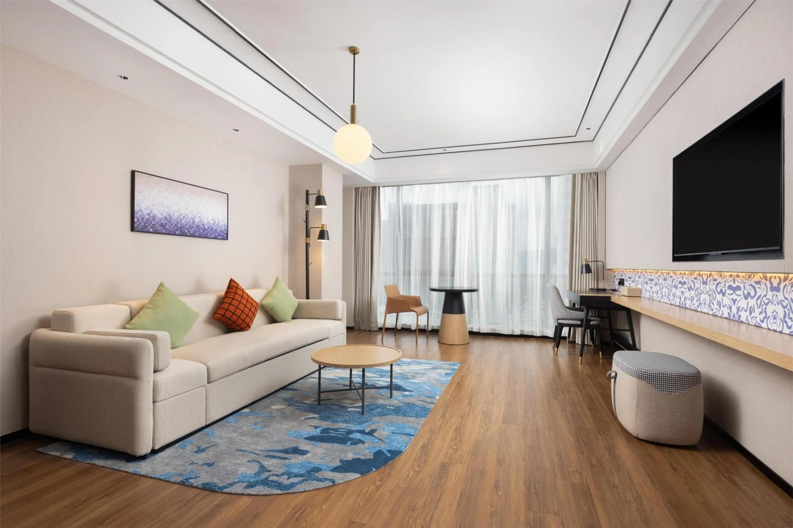 Living room in Hilton Garden Inn Zhuji East