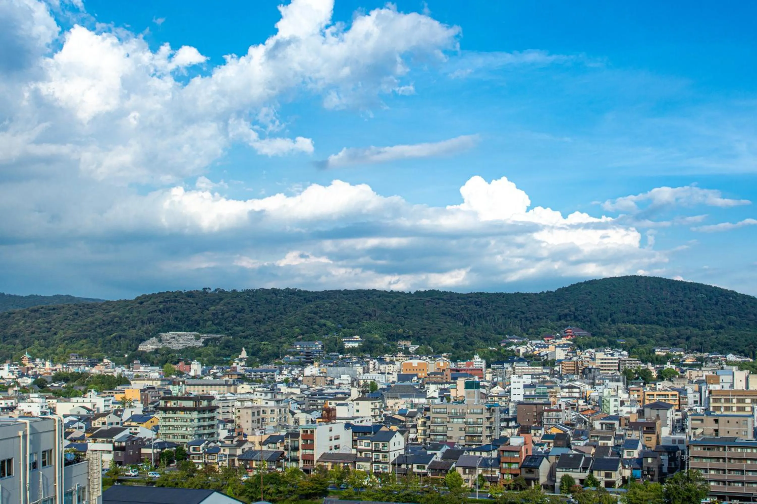 Mountain view in HOTEL AMANEK Kyoto Kawaramachi Gojo