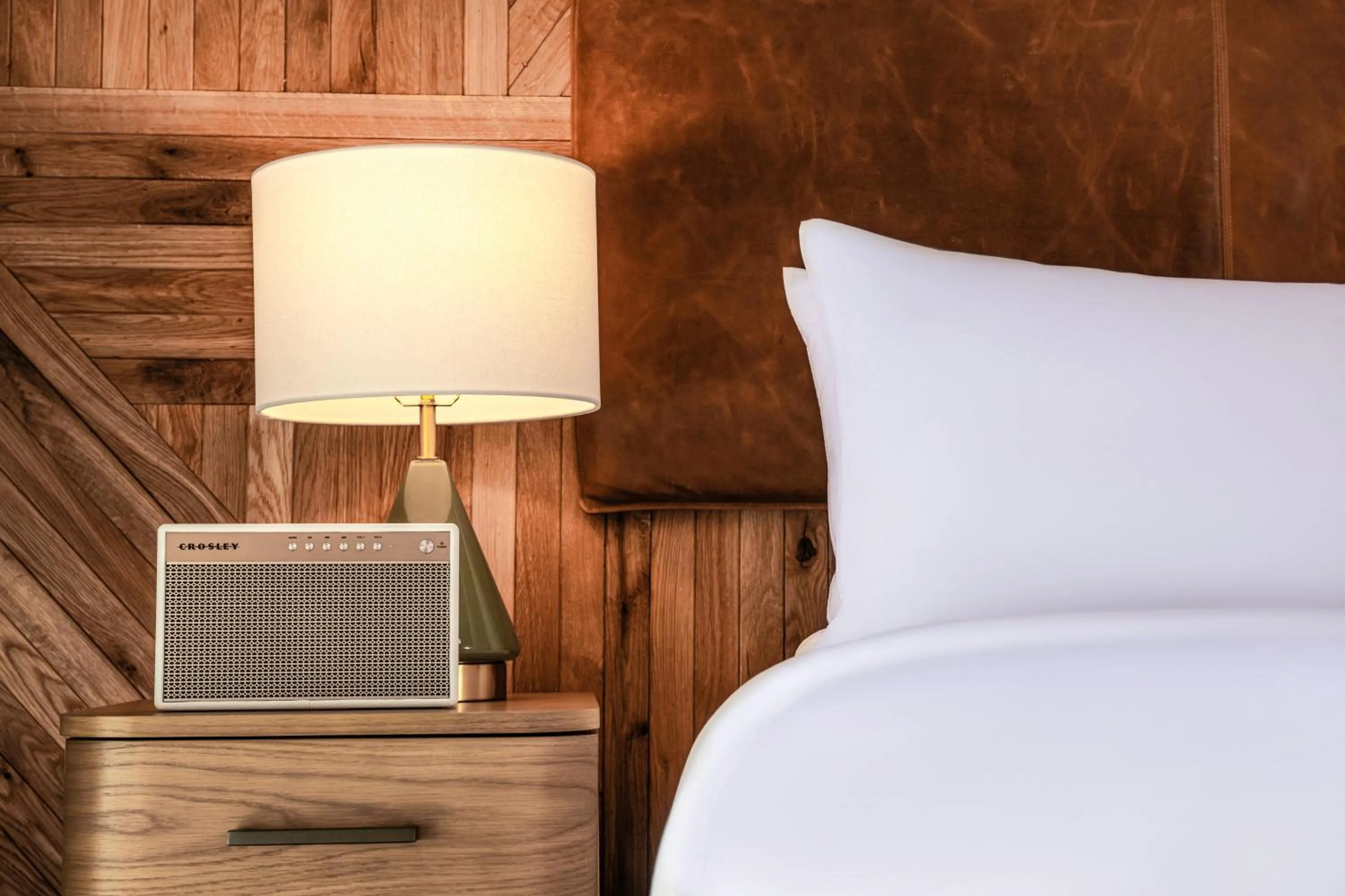 Bed in Calistoga Motor Lodge and Spa