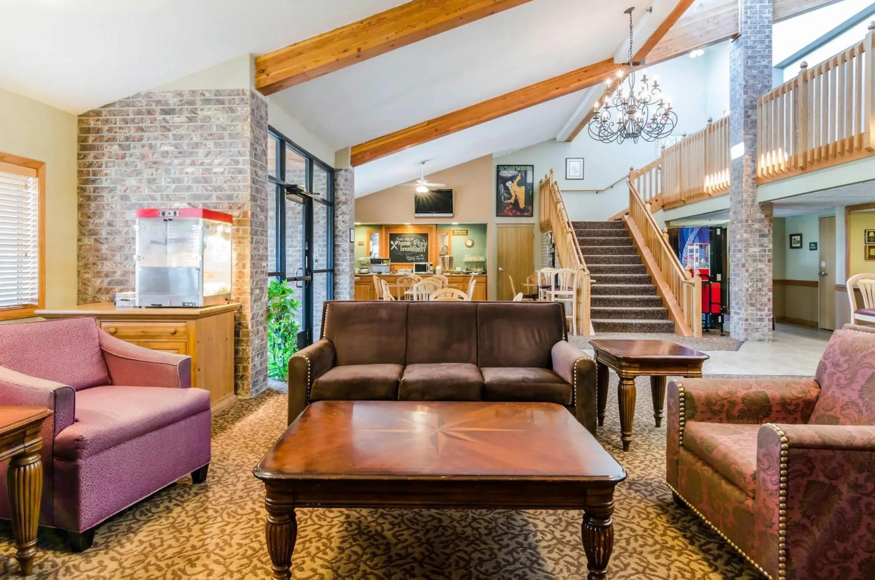 Lobby or reception in Rodeway Inn Hesston Lobby or reception in Rodeway Inn Hesston