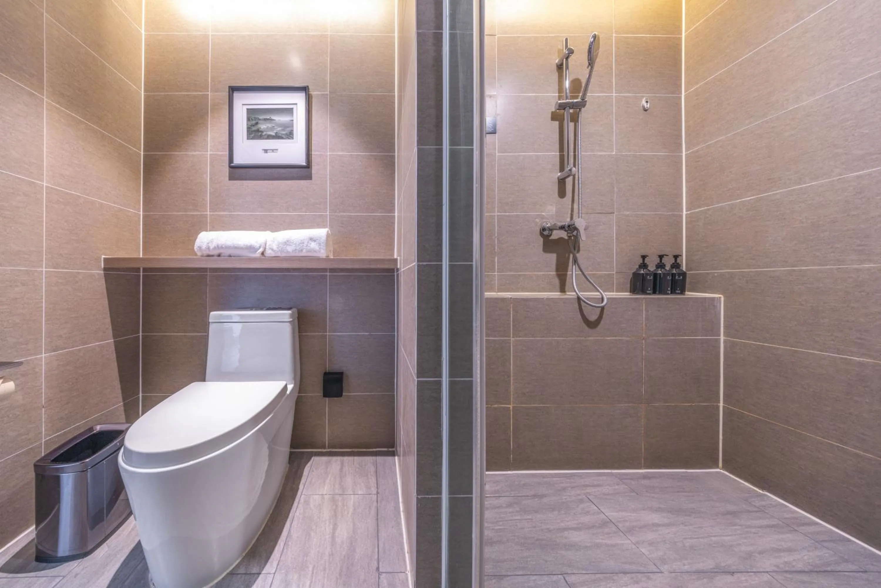 Bathroom in Atour Hotel Qingdao Airport Chengyang Wanxianghui