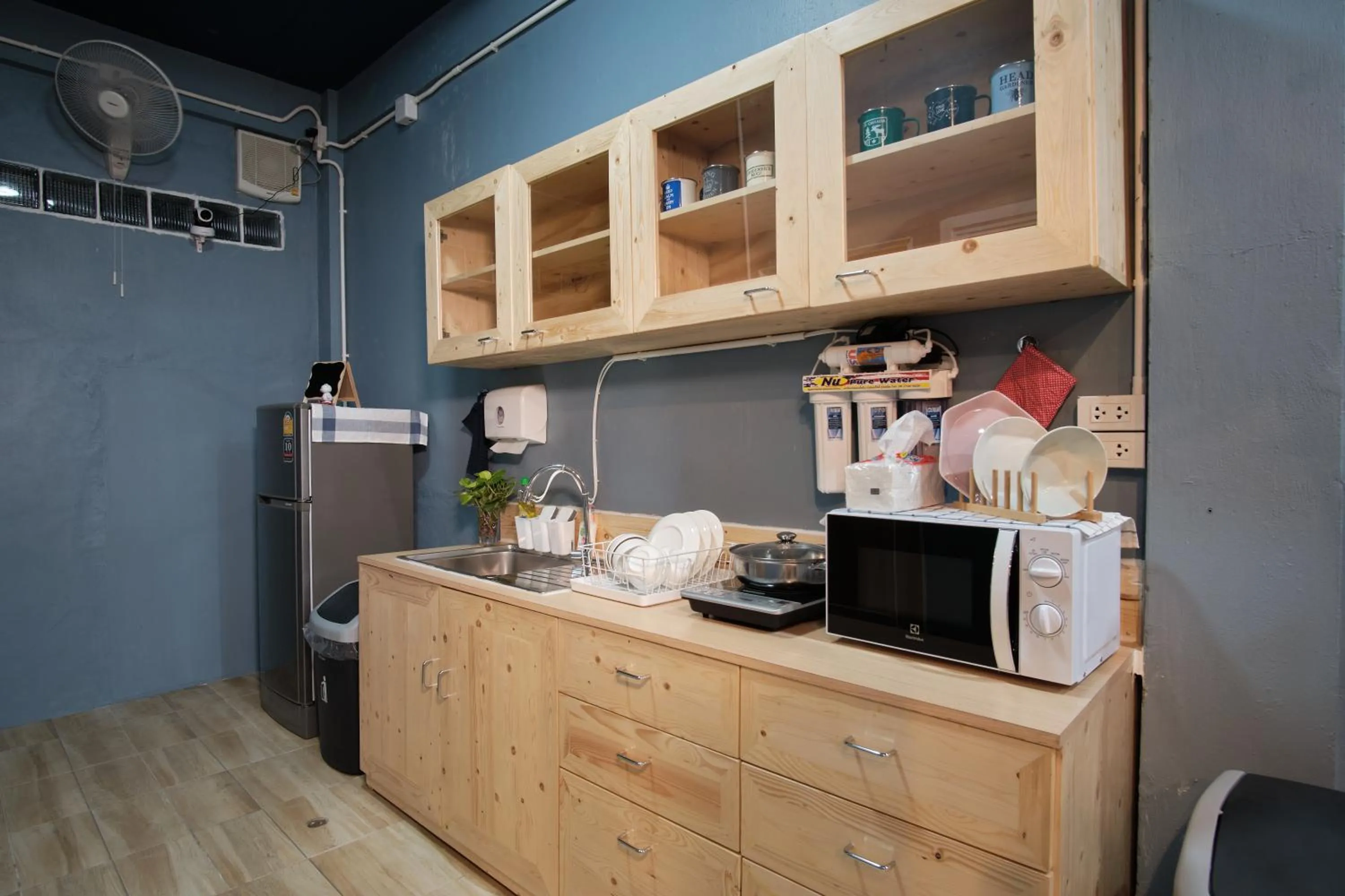 Kitchen or kitchenette in Private Stay Hostel
