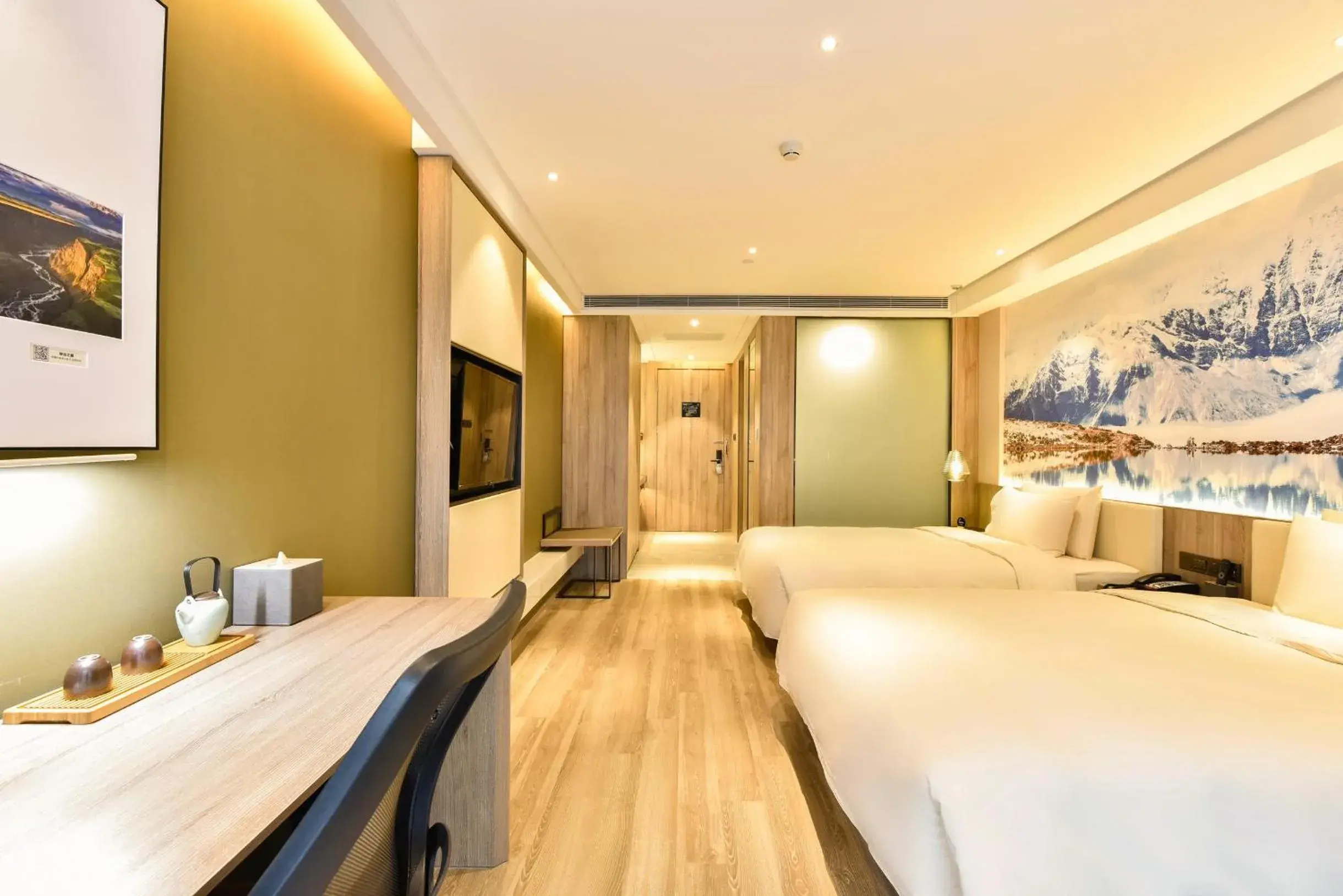 Bed in Atour Hotel Capital Airport Beijing Bed in Atour Hotel Capital Airport Beijing