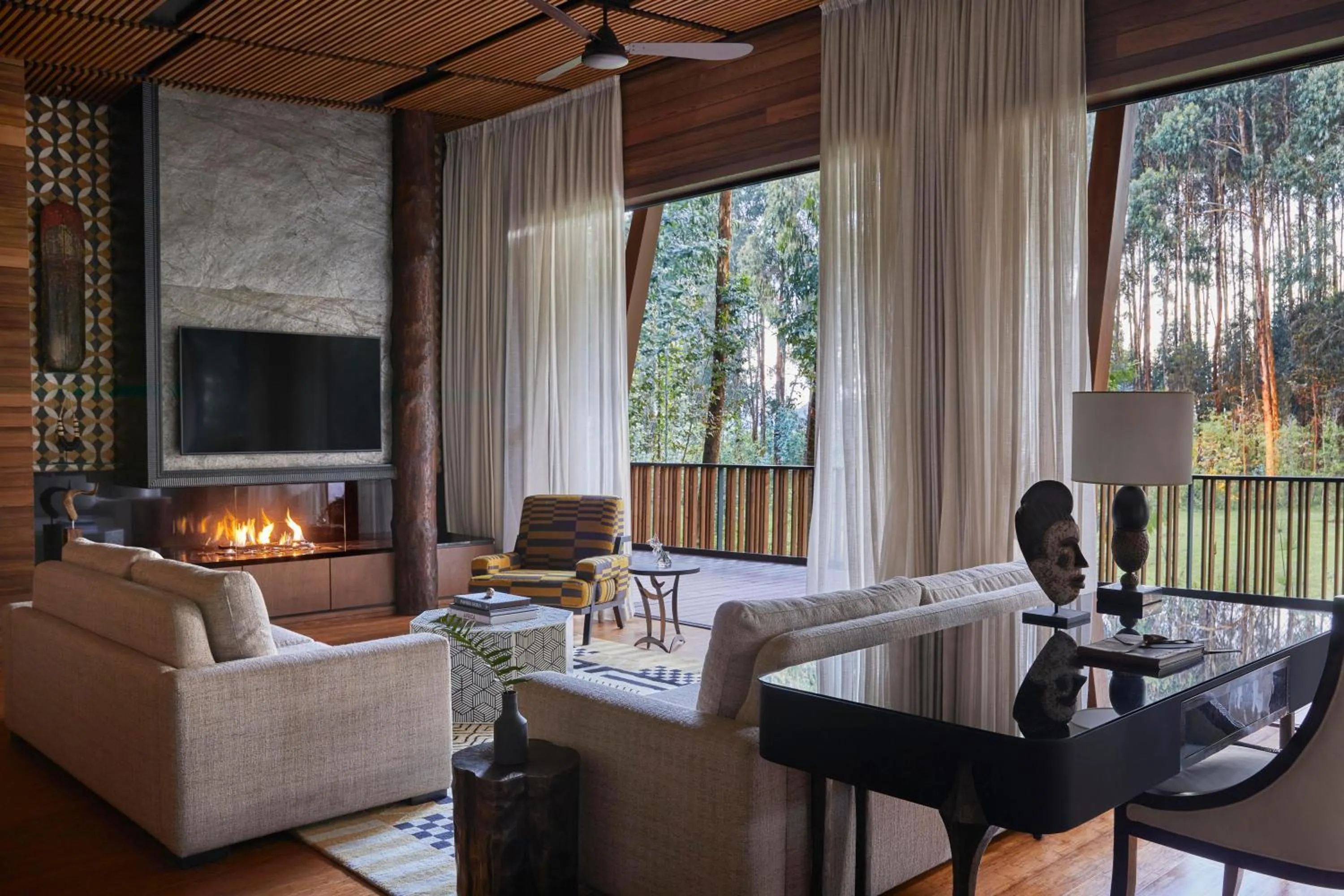 TV and multimedia in One&Only Gorilla's Nest