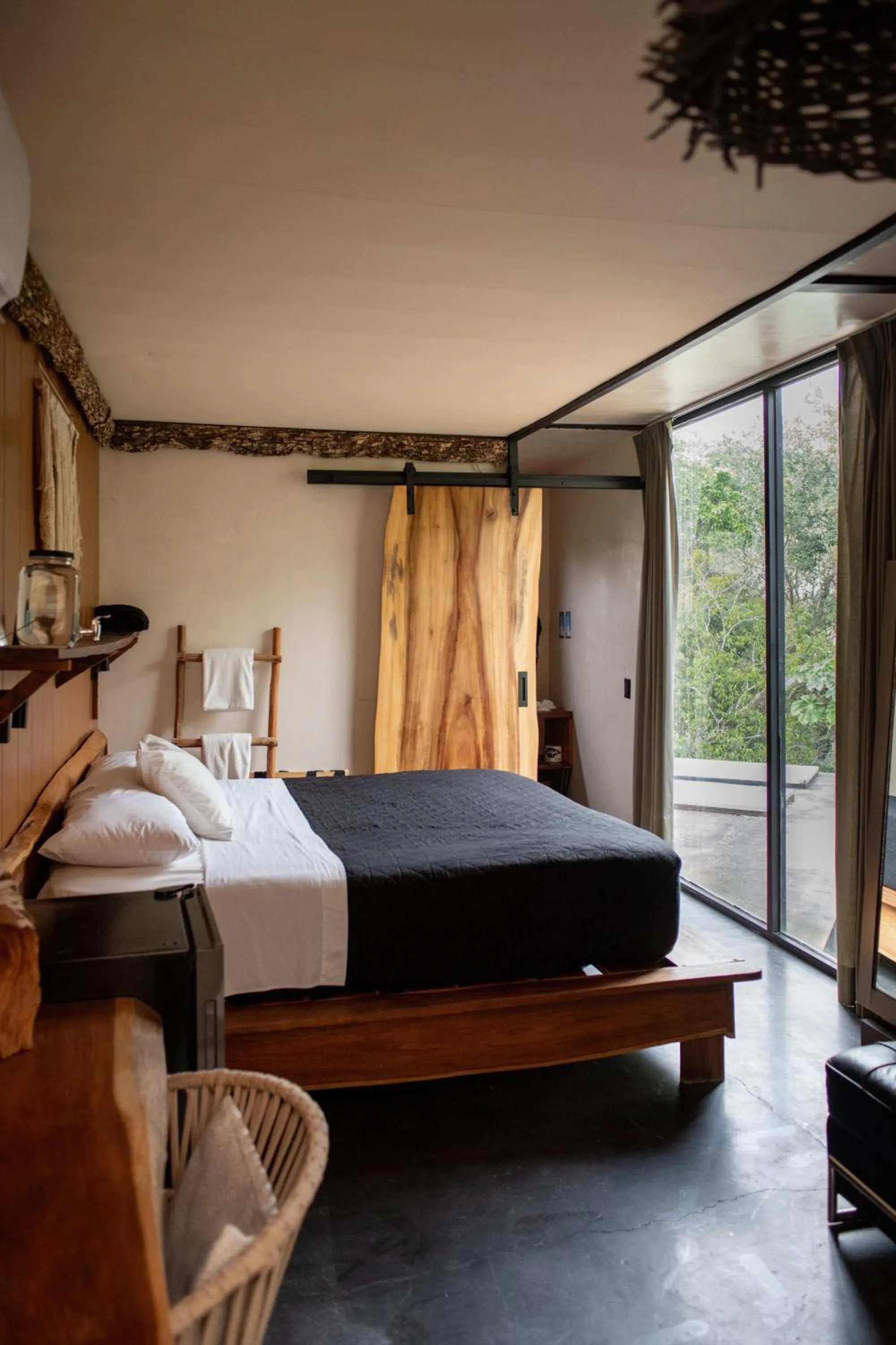 Photo of the whole room, Bed in Bufo Alvarius