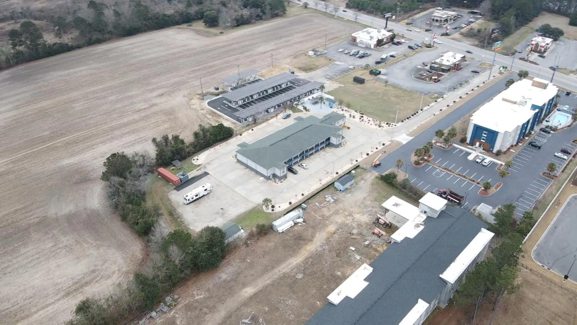 Property building in SureStay Hotel by Best Western Manning