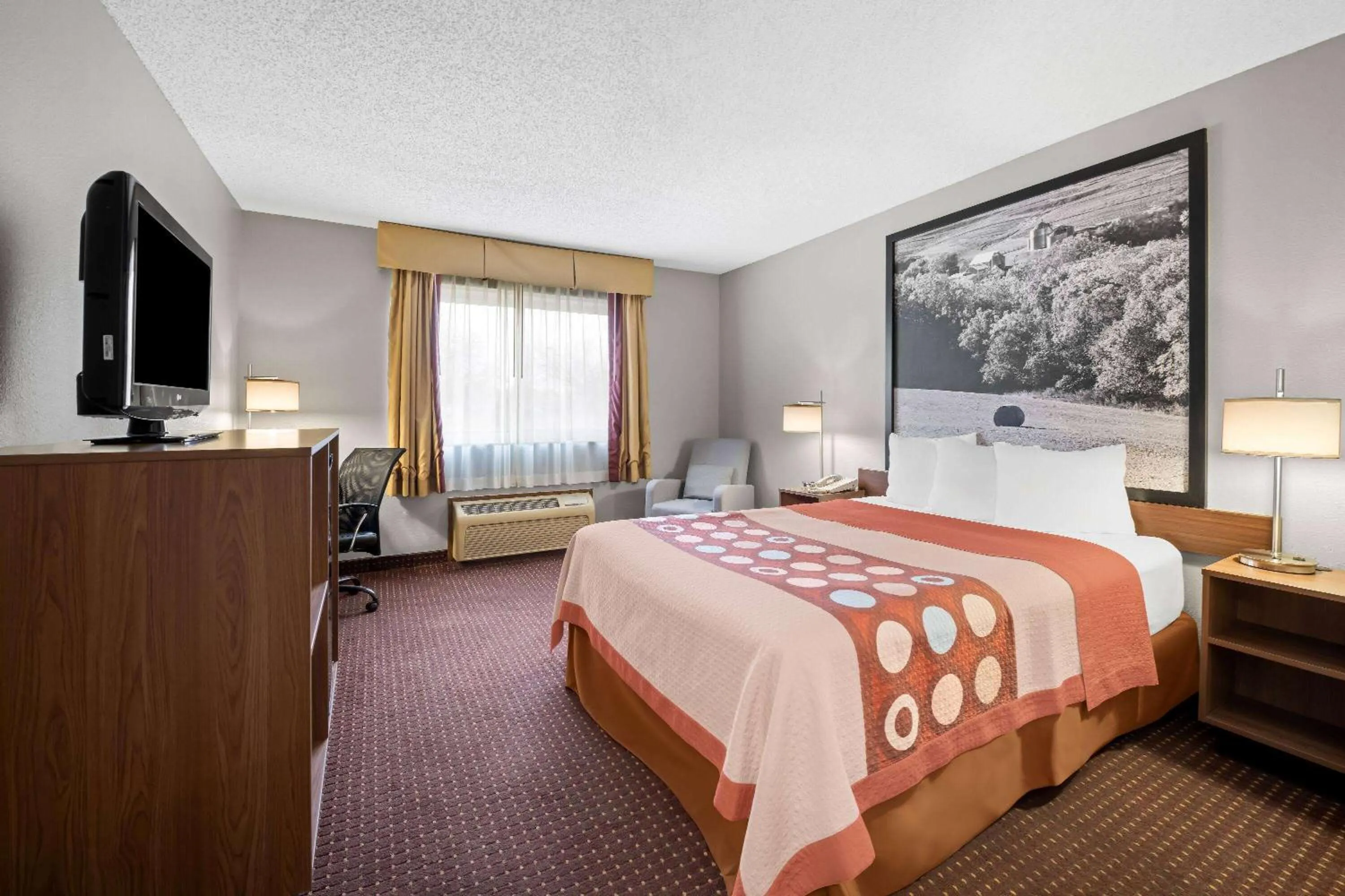 Bed in Super 8 by Wyndham Waverly