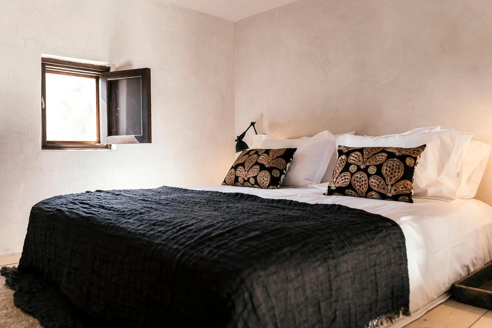 Bed in Casita Casita Lindos - Adults Only