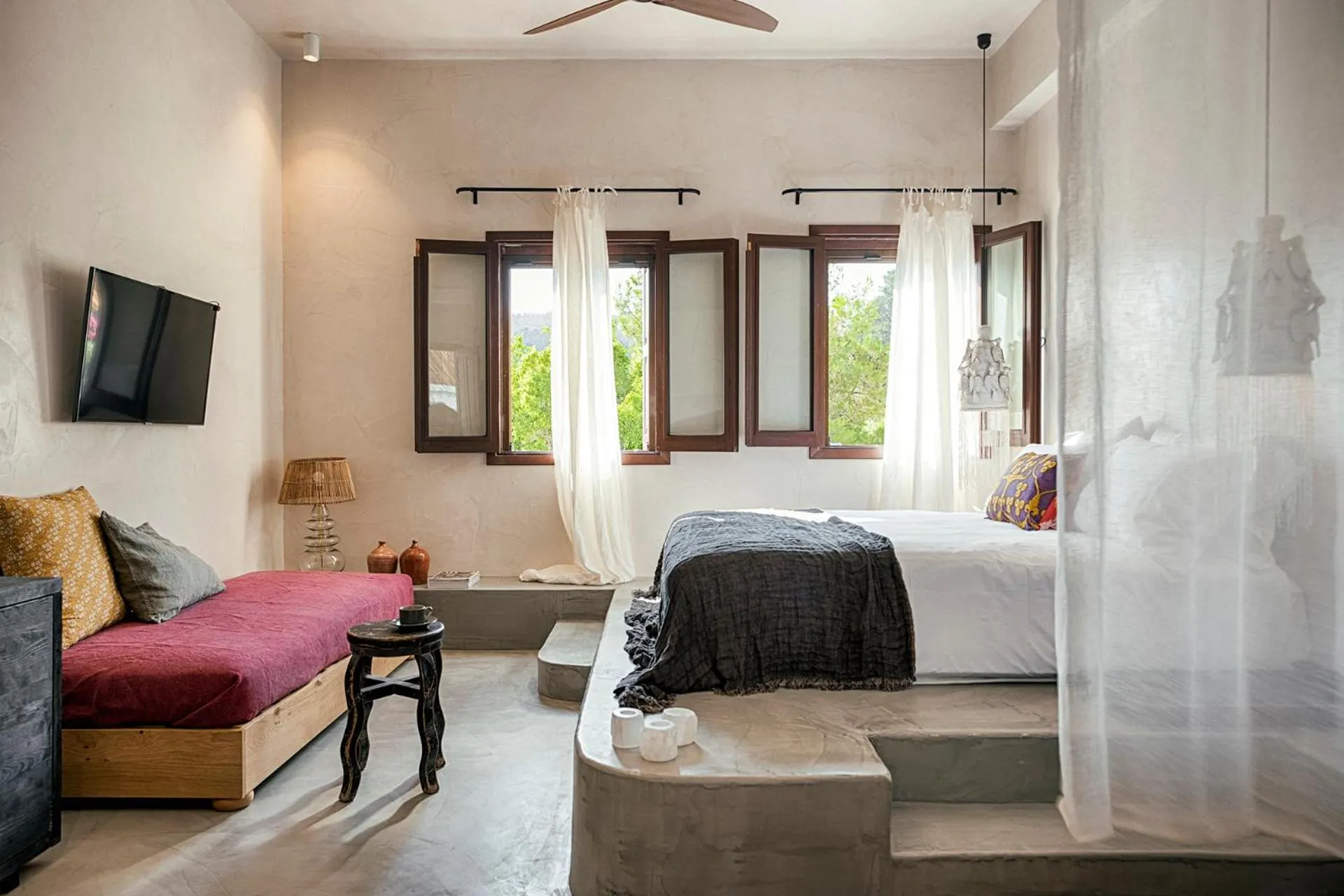 Photo of the whole room, Bed in Casita Casita Lindos - Adults Only