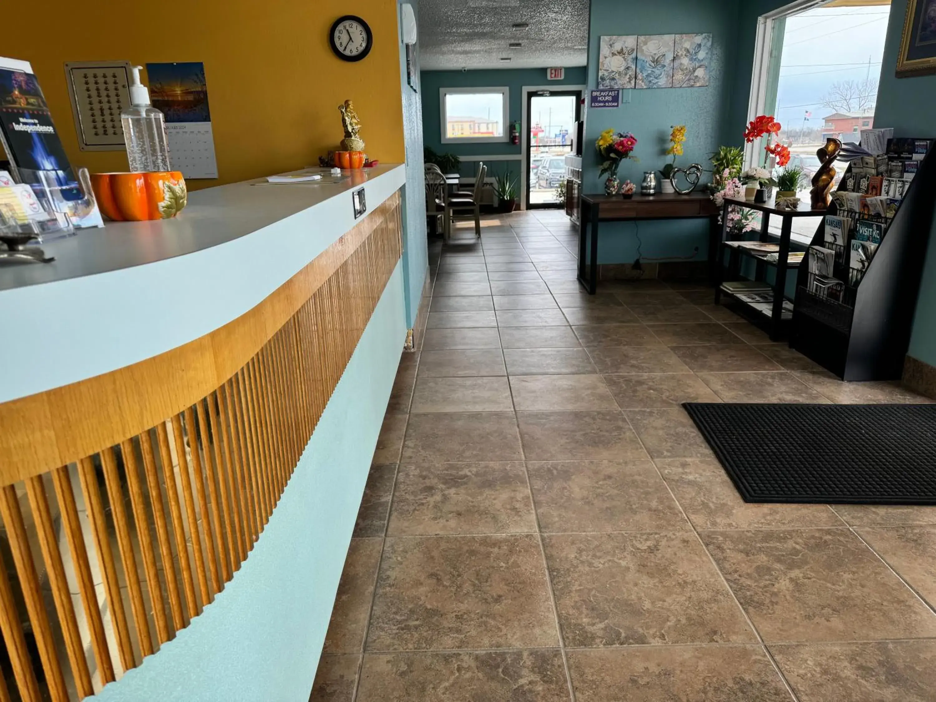 Lobby or reception in Kansas Inn Lobby or reception in Kansas Inn