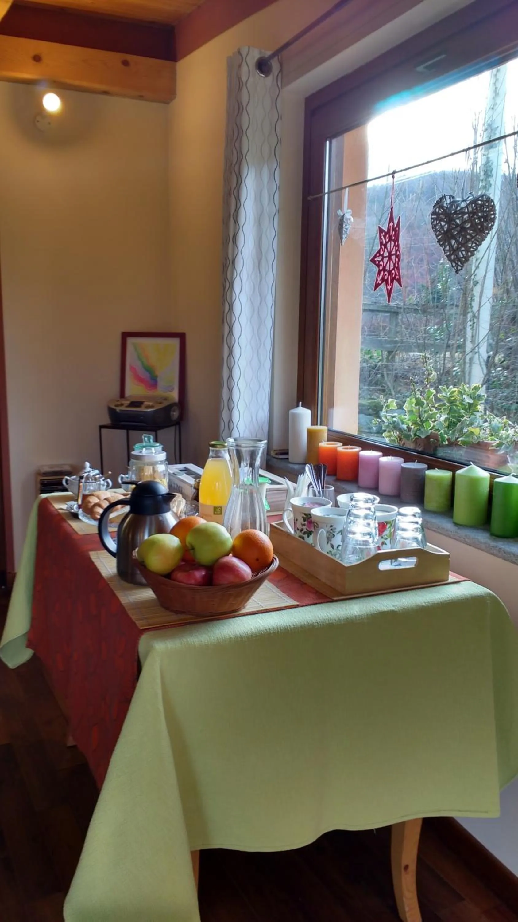 Food and drinks in B&B La Coccinella Biologico