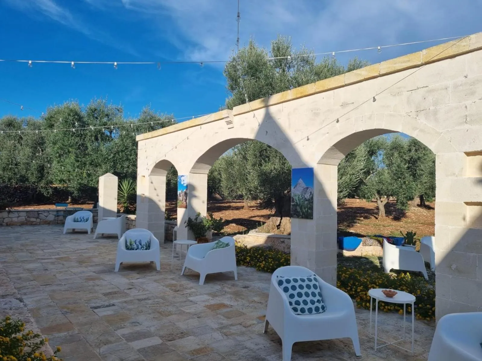 Patio in Trulli Di Spinaruta