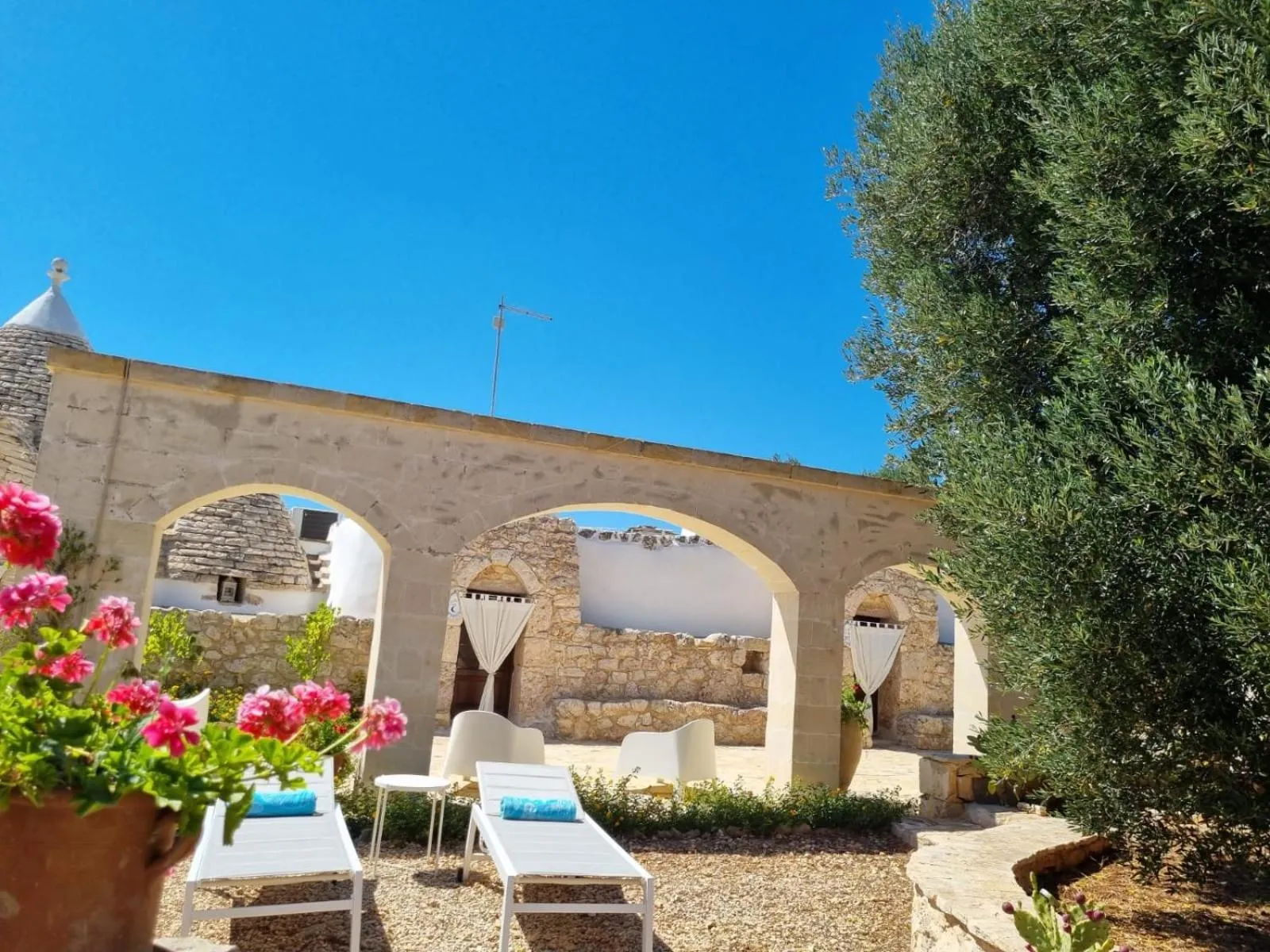 Garden view in Trulli Di Spinaruta