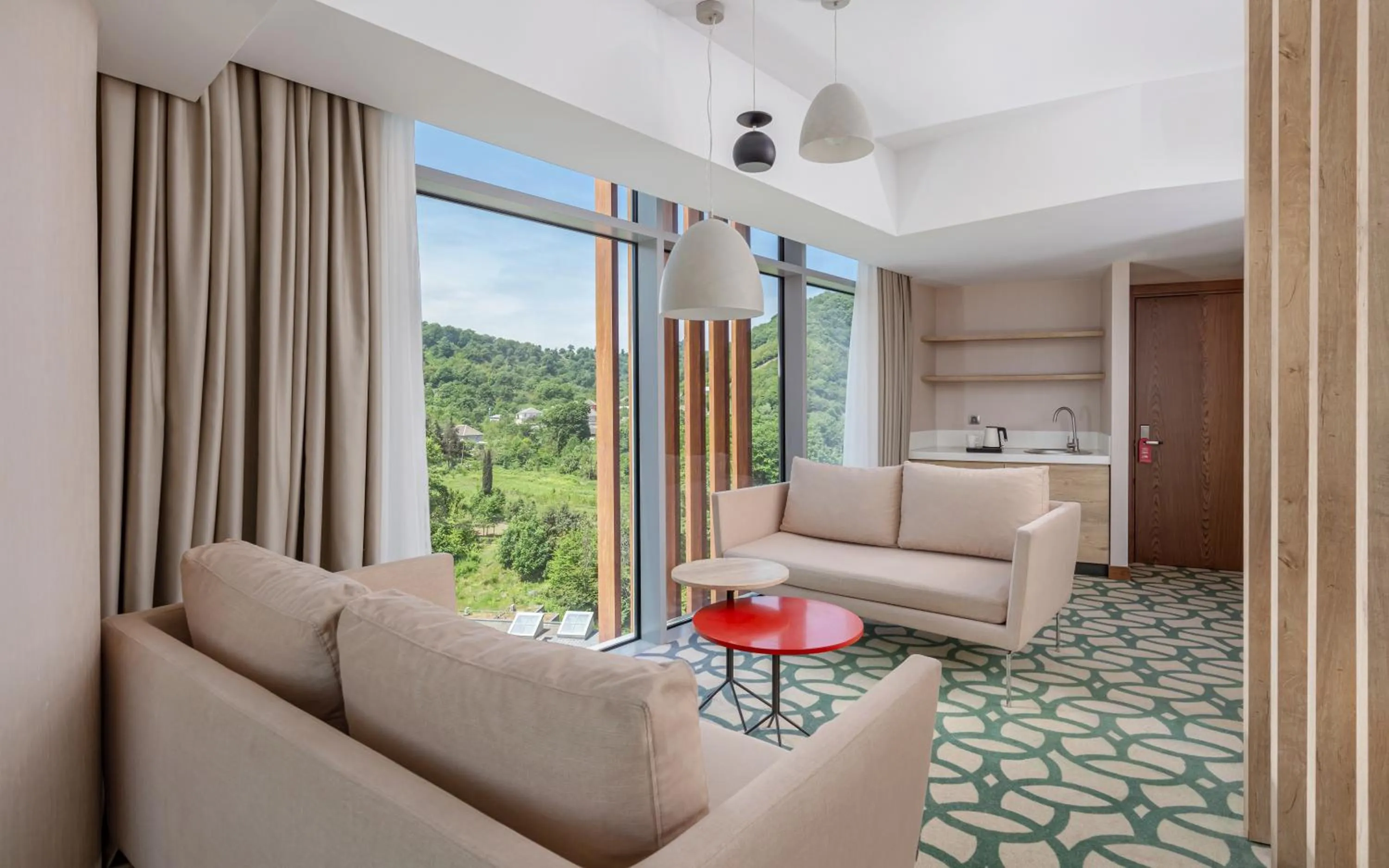 Seating area in Lankaran Springs Wellness Resort