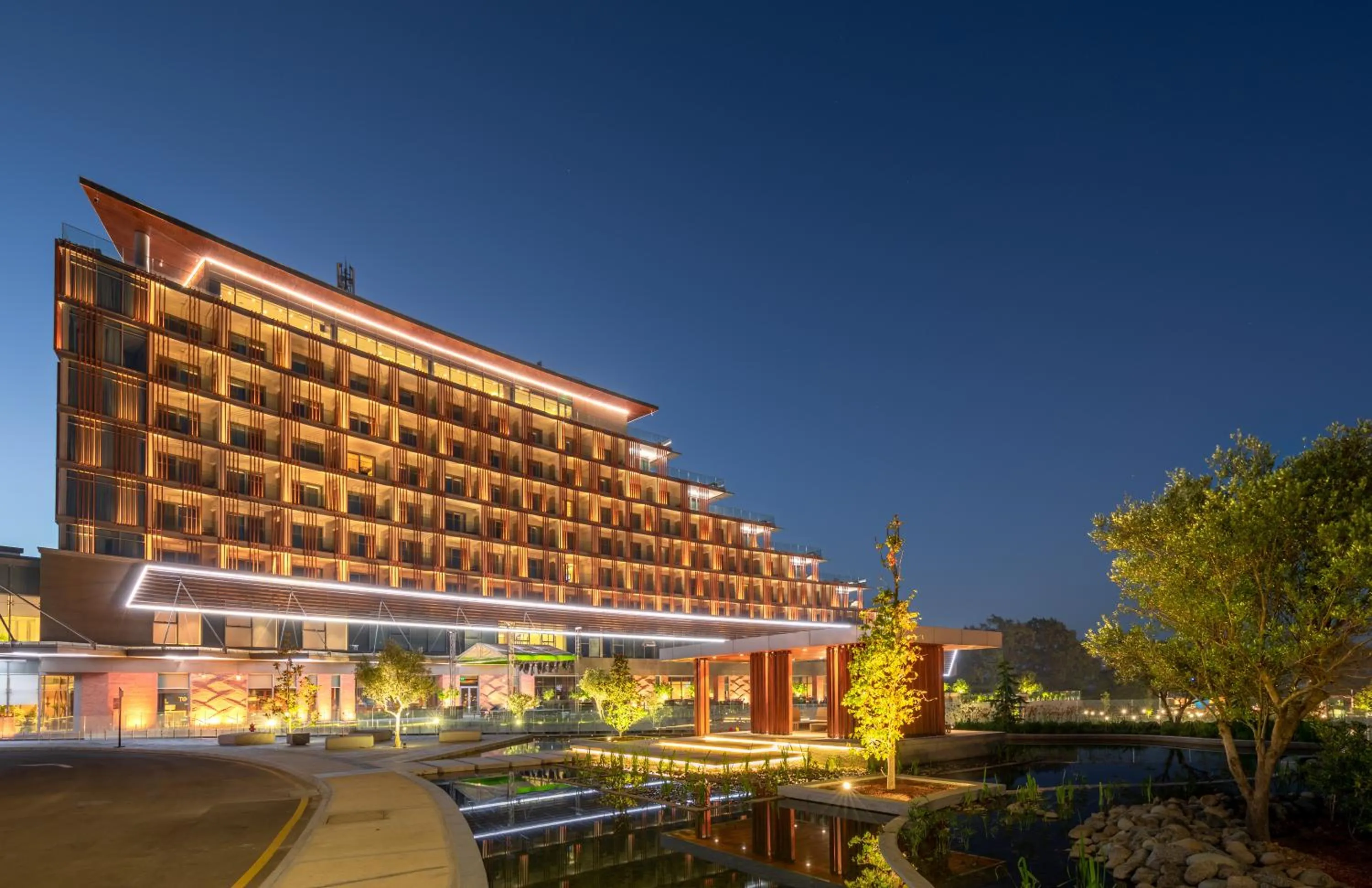 Property building in Lankaran Springs Wellness Resort