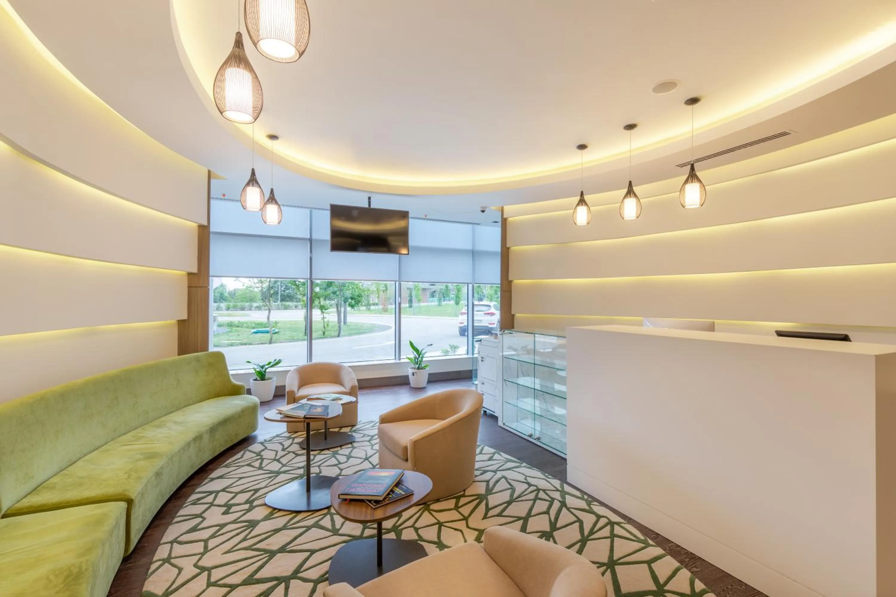 Seating area in Lankaran Springs Wellness Resort