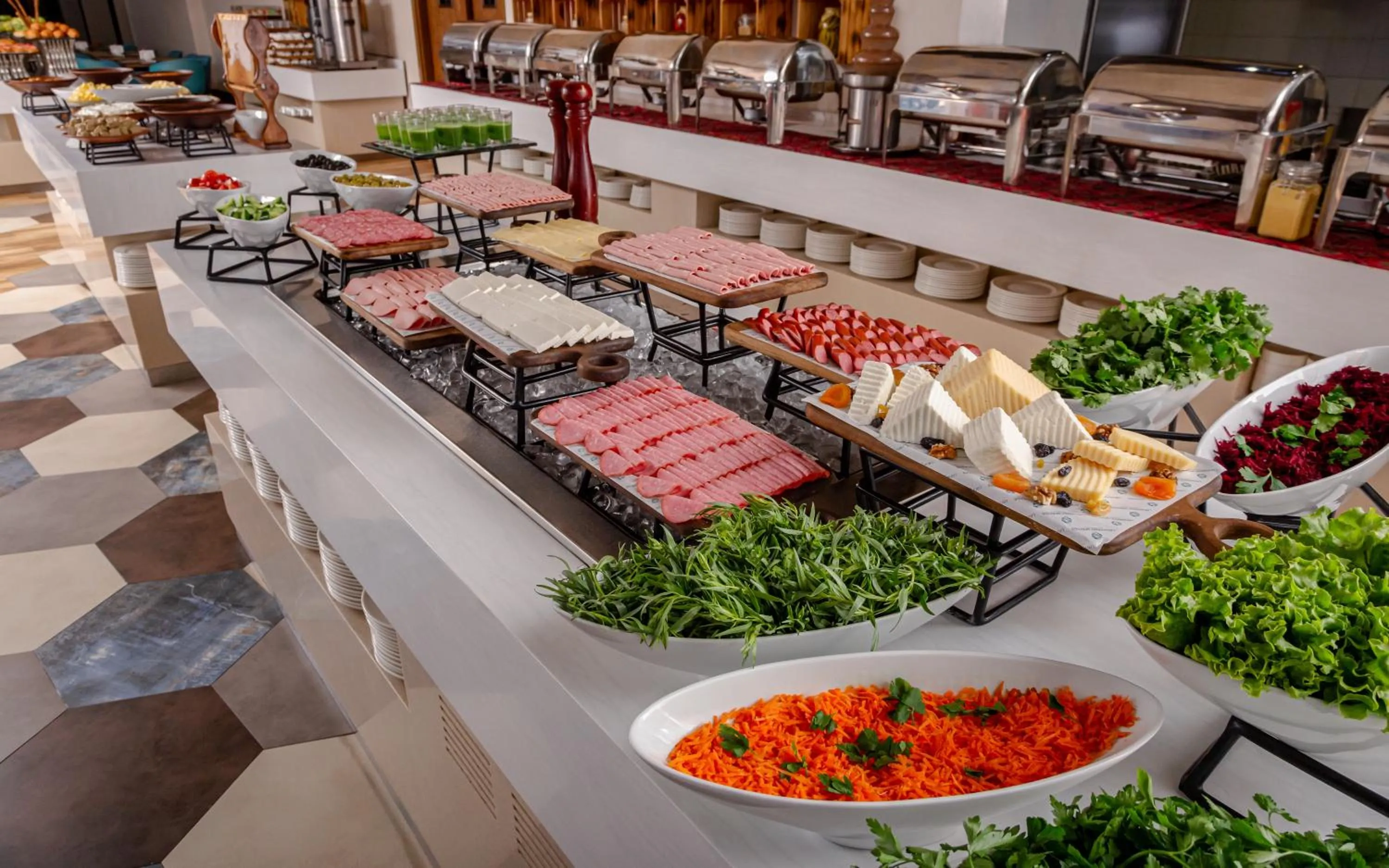 Lunch in Lankaran Springs Wellness Resort